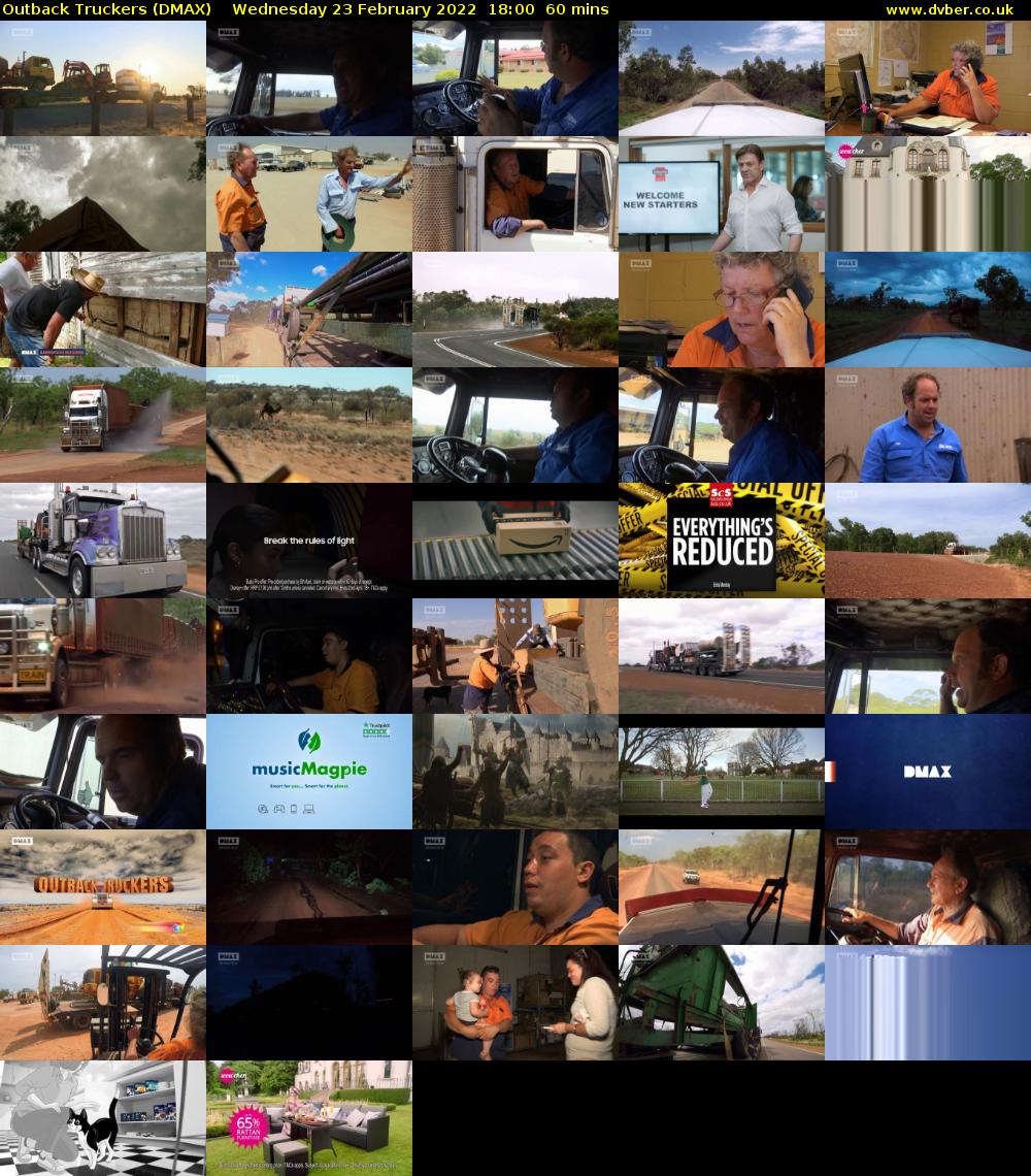 Outback Truckers (DMAX) Wednesday 23 February 2022 18:00 - 19:00