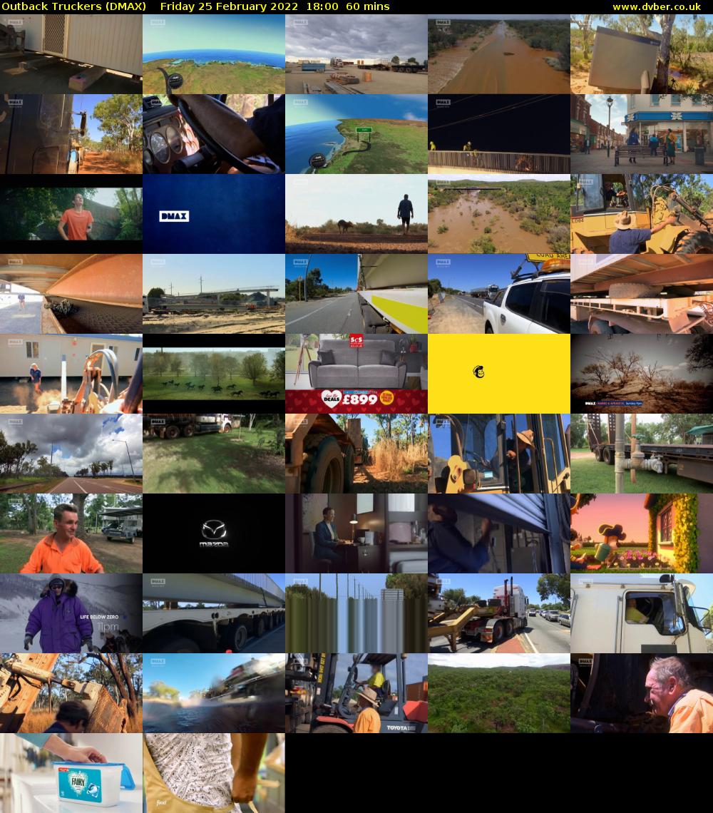 Outback Truckers (DMAX) Friday 25 February 2022 18:00 - 19:00