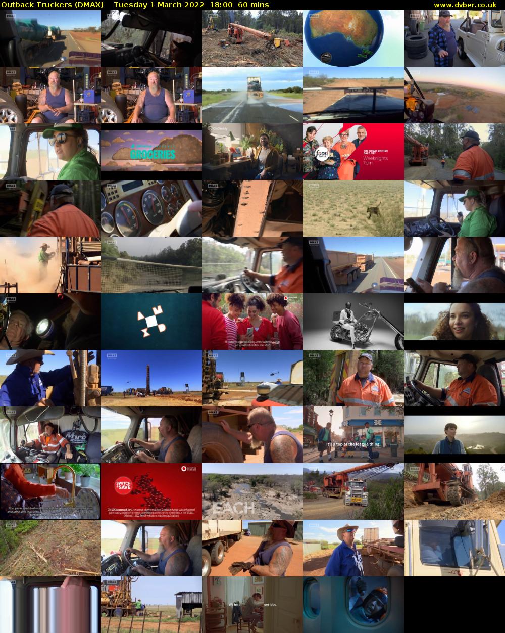 Outback Truckers (DMAX) Tuesday 1 March 2022 18:00 - 19:00