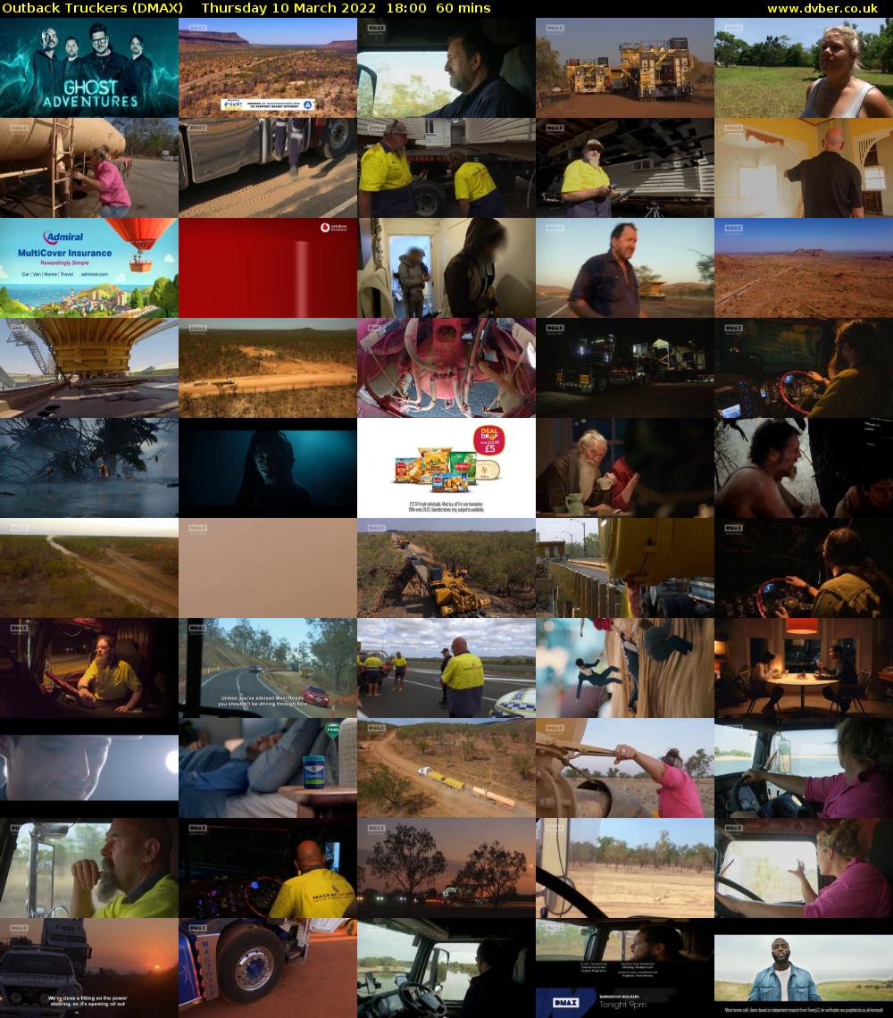 Outback Truckers (DMAX) Thursday 10 March 2022 18:00 - 19:00