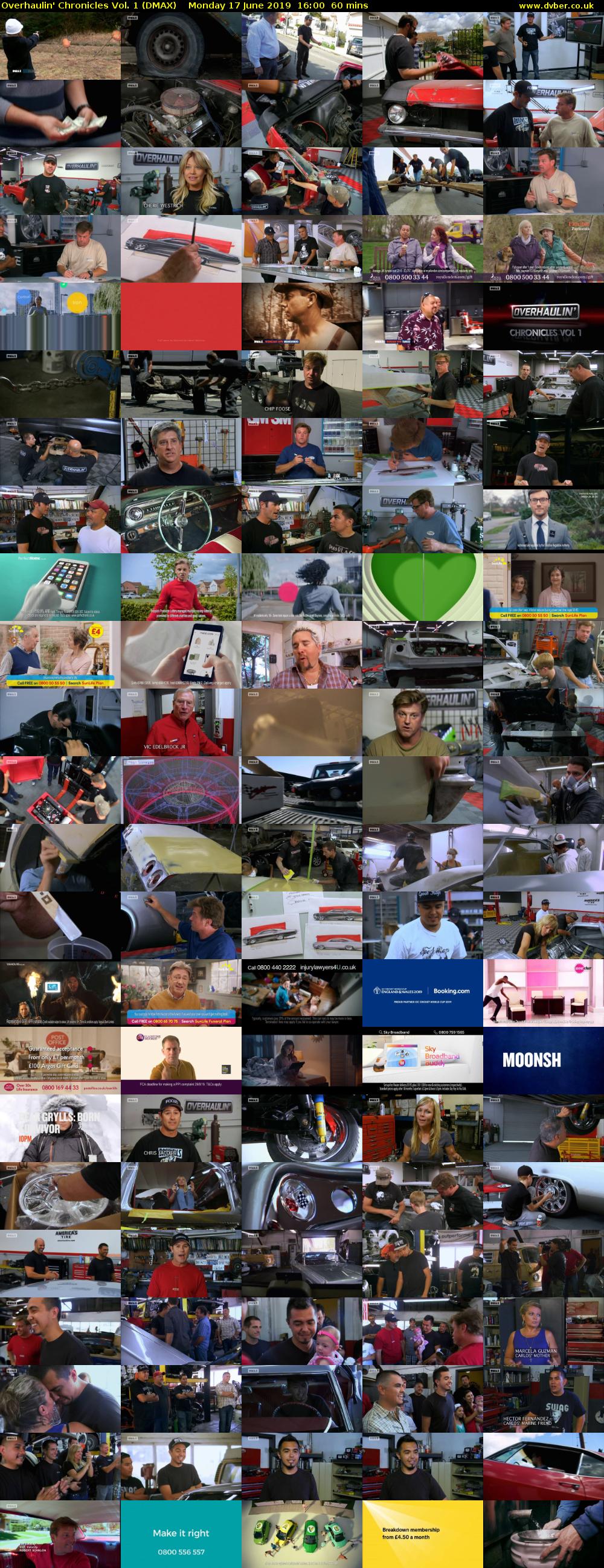 Overhaulin' Chronicles Vol. 1 (DMAX) Monday 17 June 2019 16:00 - 17:00