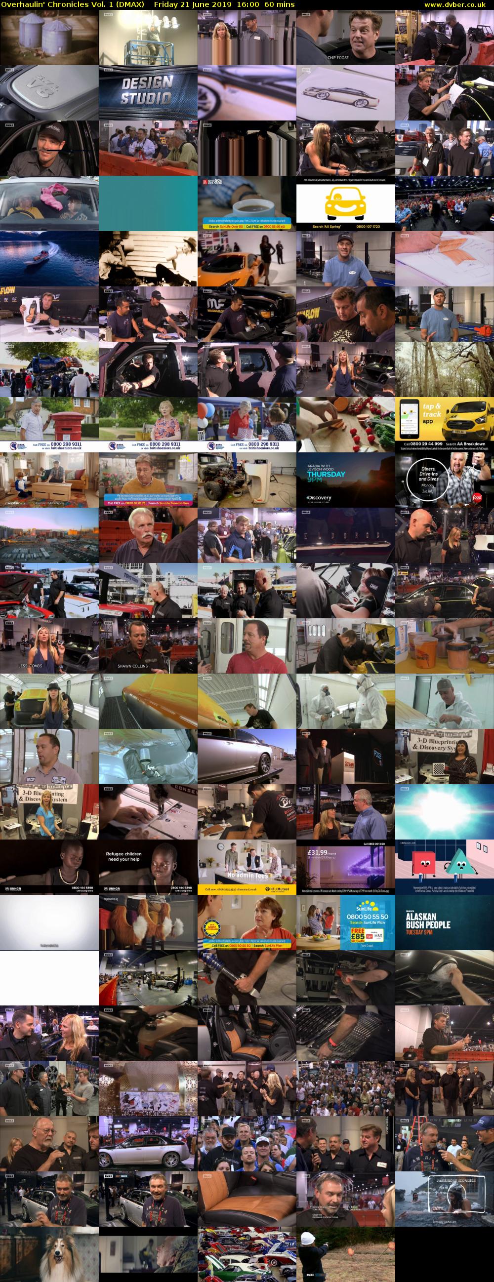 Overhaulin' Chronicles Vol. 1 (DMAX) Friday 21 June 2019 16:00 - 17:00