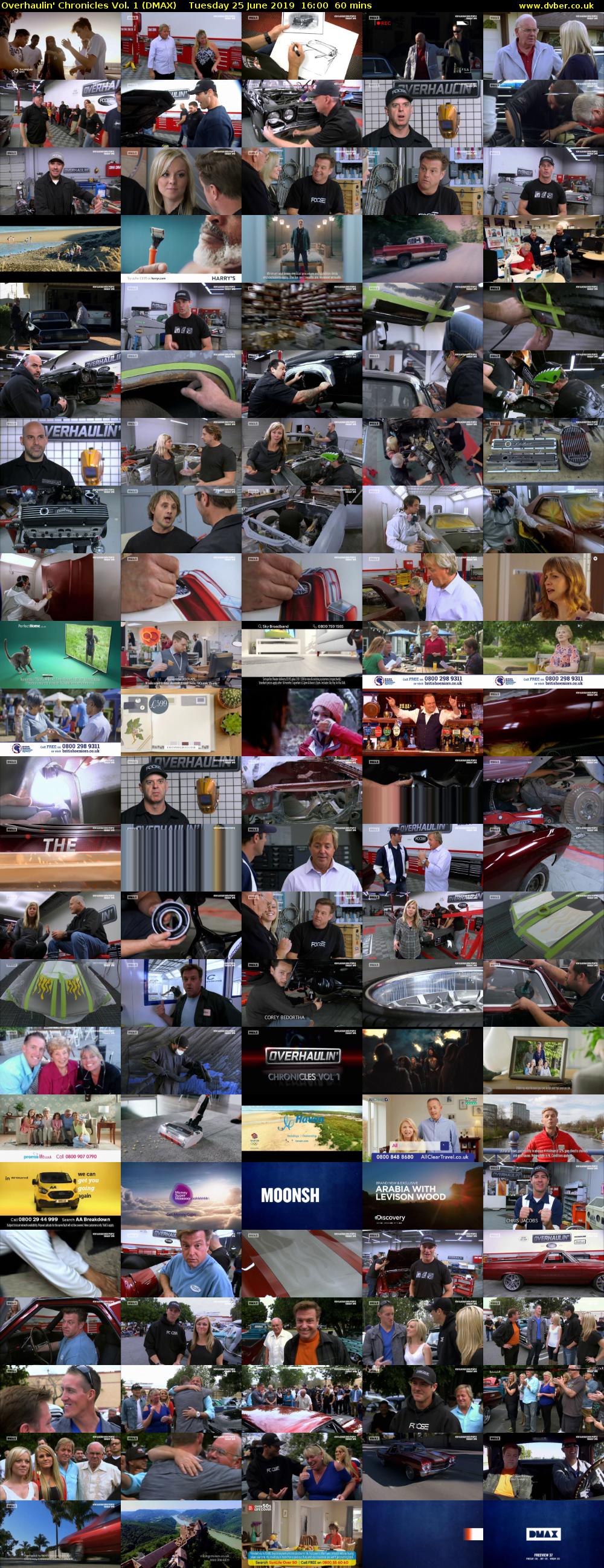 Overhaulin' Chronicles Vol. 1 (DMAX) Tuesday 25 June 2019 16:00 - 17:00