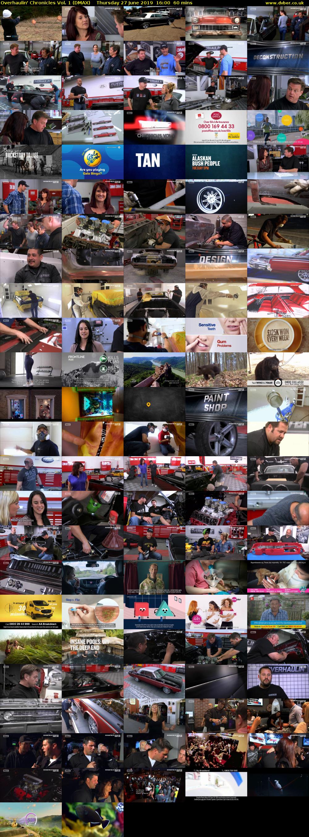 Overhaulin' Chronicles Vol. 1 (DMAX) Thursday 27 June 2019 16:00 - 17:00