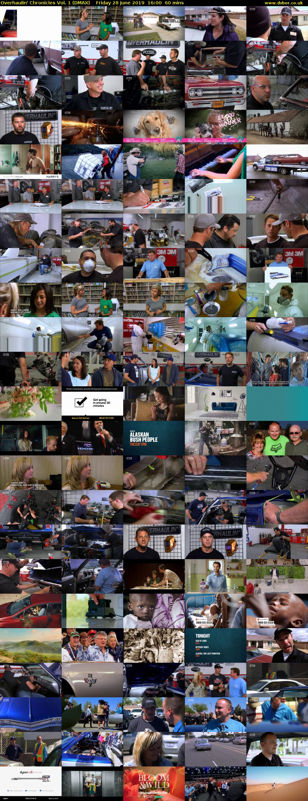 Overhaulin' Chronicles Vol. 1 (DMAX) Friday 28 June 2019 16:00 - 17:00