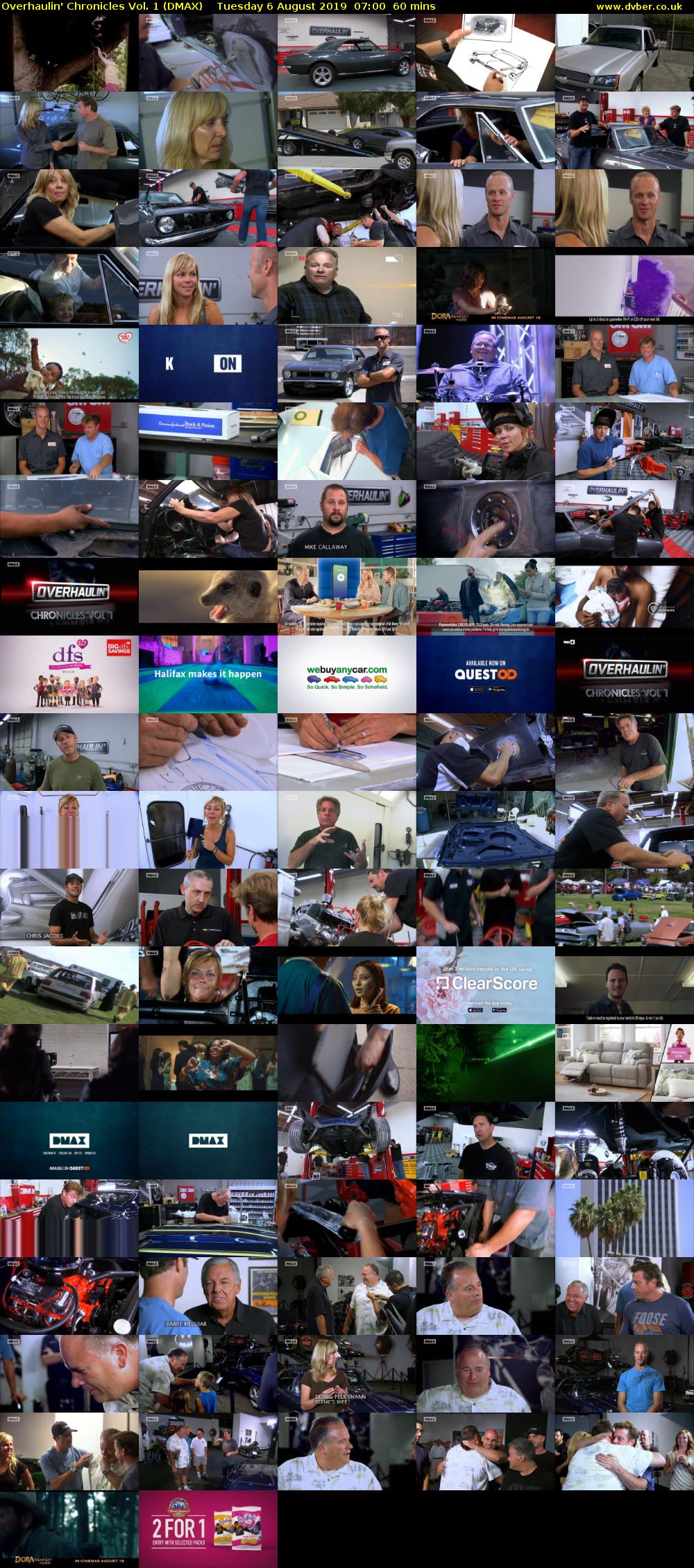 Overhaulin' Chronicles Vol. 1 (DMAX) Tuesday 6 August 2019 07:00 - 08:00