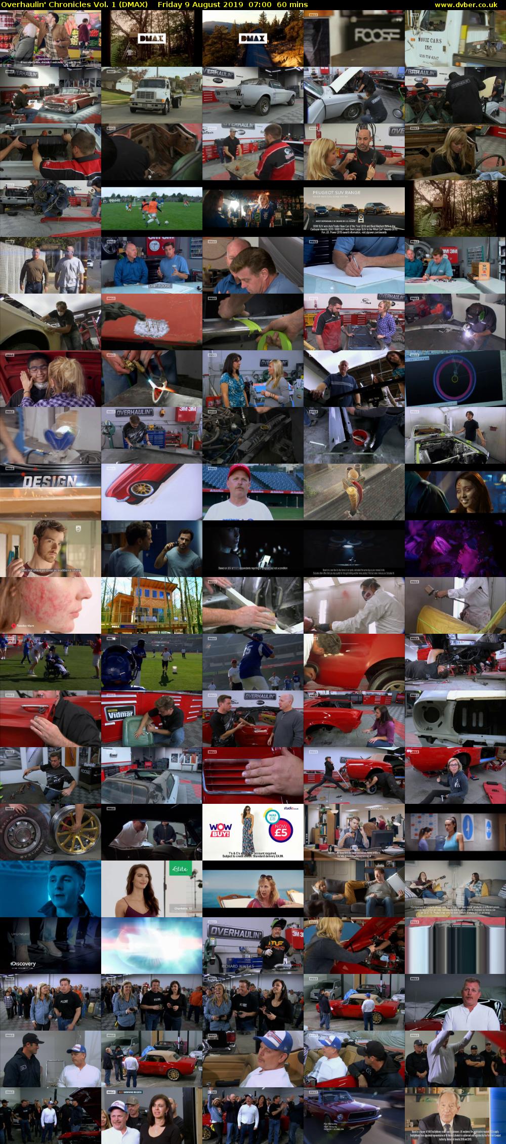 Overhaulin' Chronicles Vol. 1 (DMAX) Friday 9 August 2019 07:00 - 08:00
