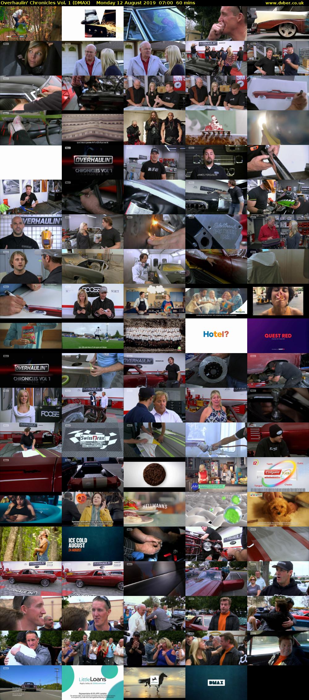 Overhaulin' Chronicles Vol. 1 (DMAX) Monday 12 August 2019 07:00 - 08:00