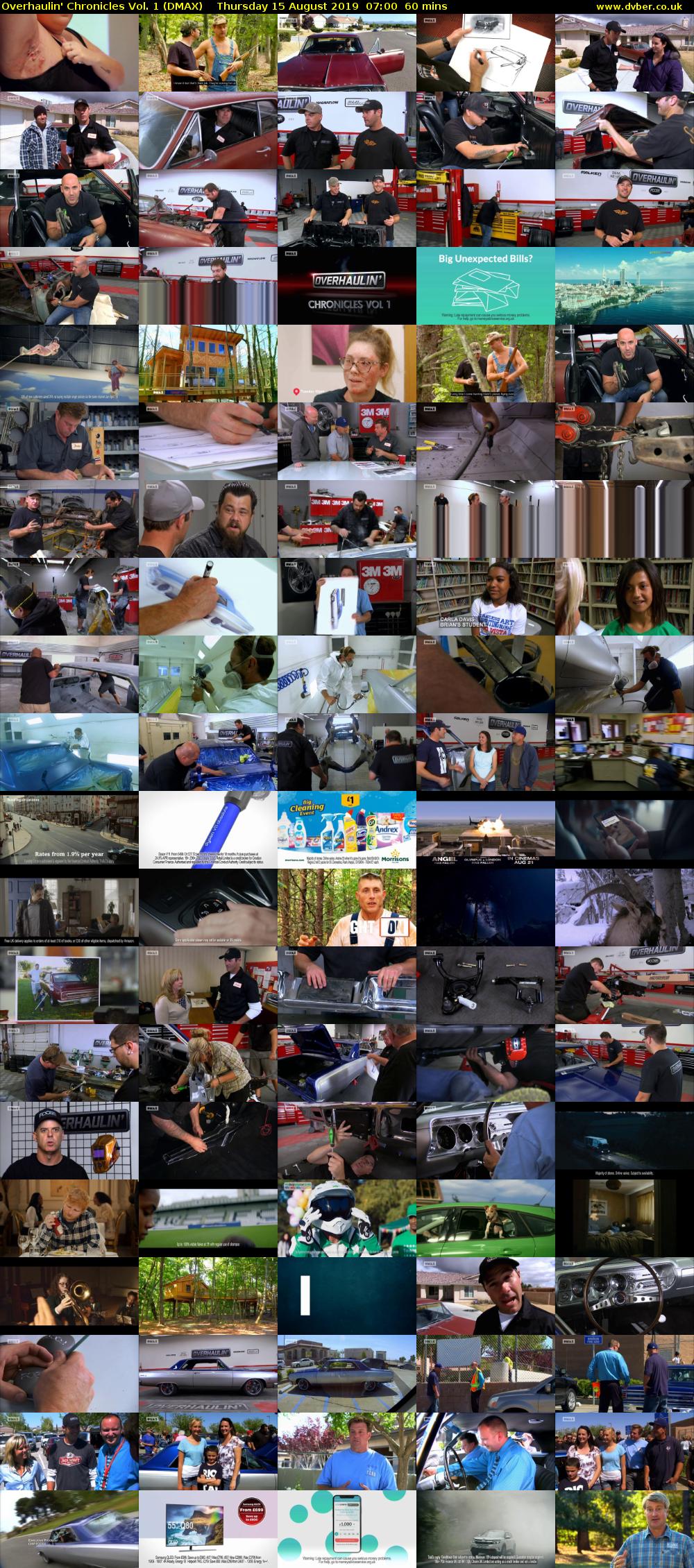 Overhaulin' Chronicles Vol. 1 (DMAX) Thursday 15 August 2019 07:00 - 08:00