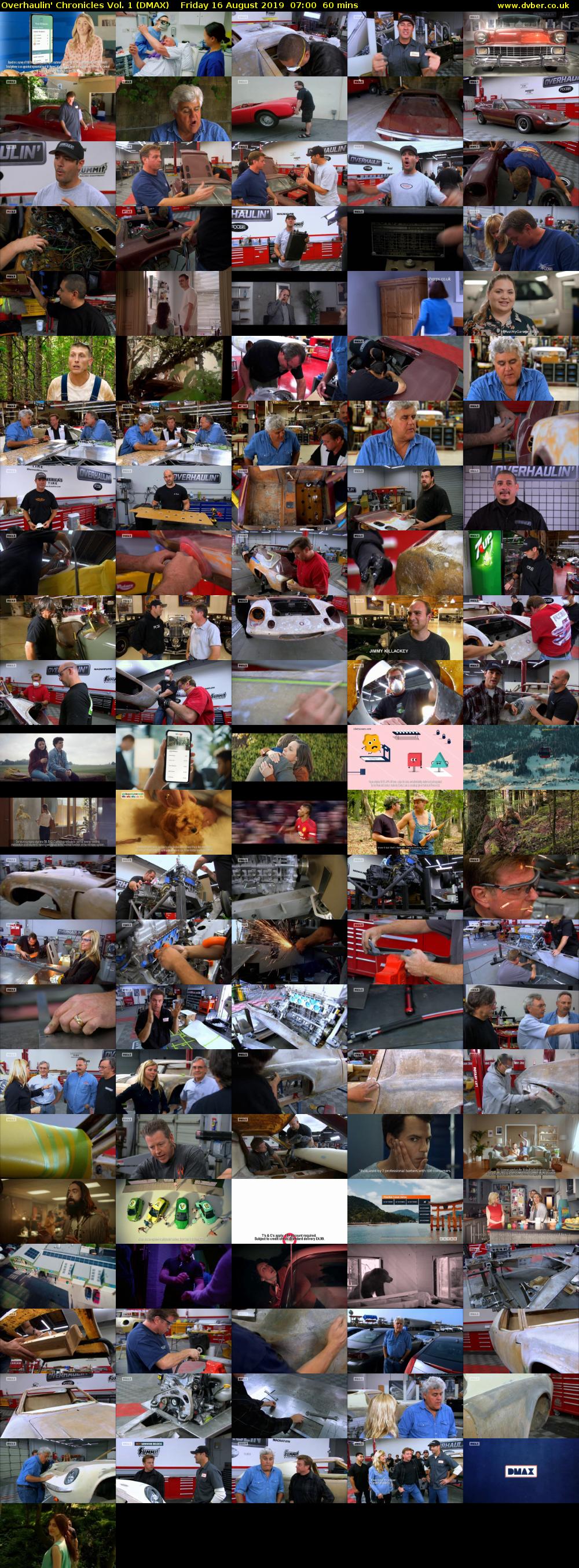 Overhaulin' Chronicles Vol. 1 (DMAX) Friday 16 August 2019 07:00 - 08:00
