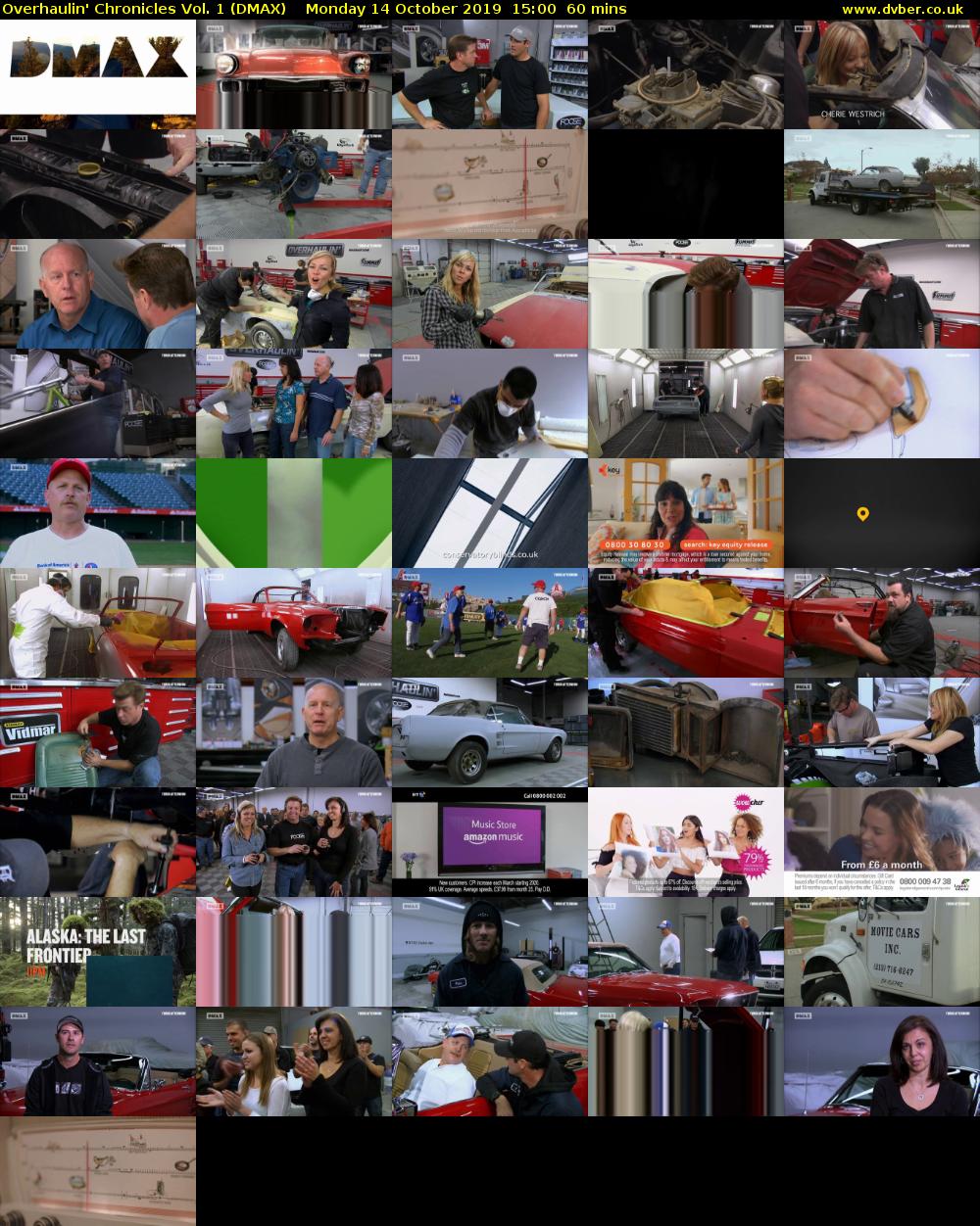 Overhaulin' Chronicles Vol. 1 (DMAX) Monday 14 October 2019 15:00 - 16:00