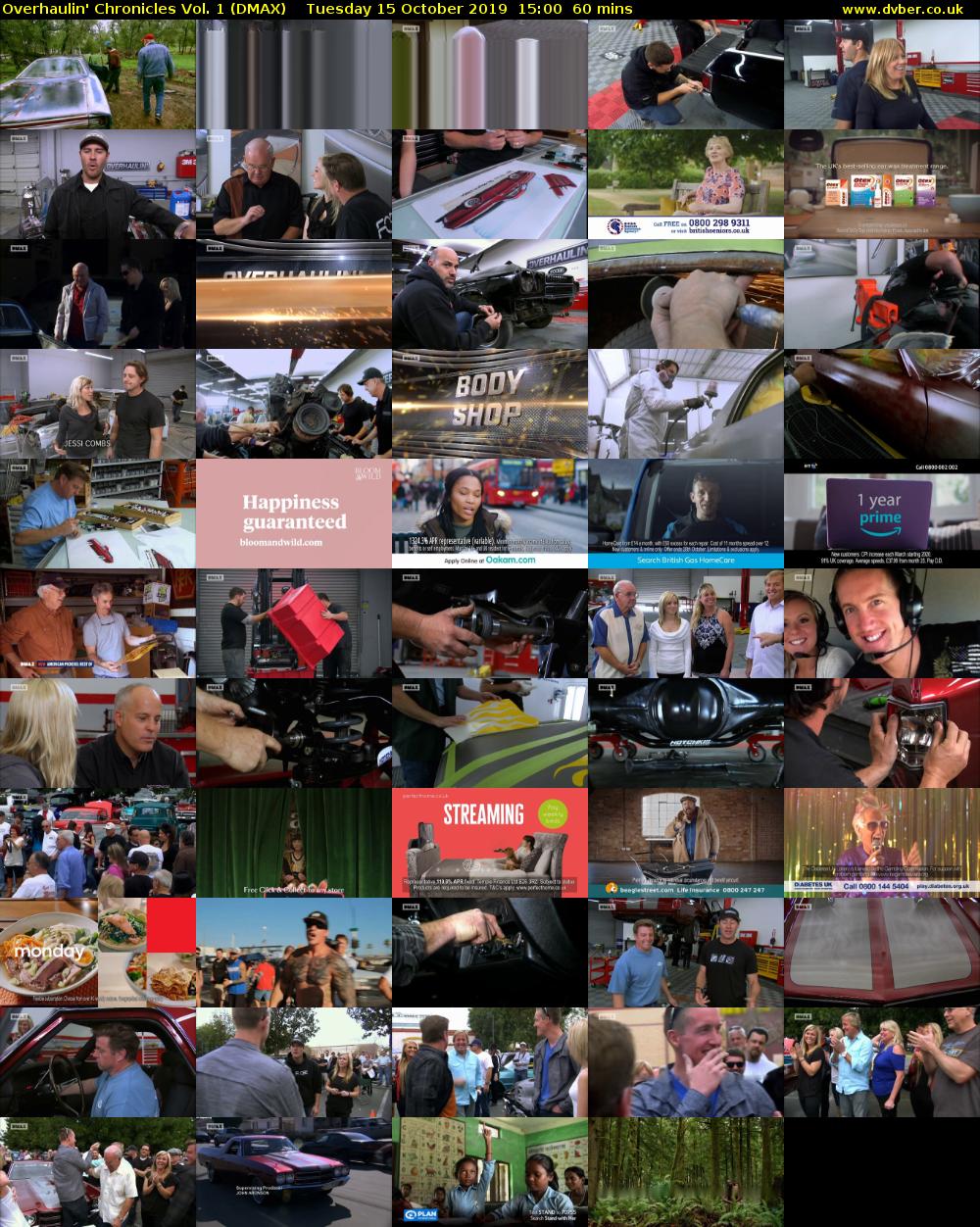 Overhaulin' Chronicles Vol. 1 (DMAX) Tuesday 15 October 2019 15:00 - 16:00