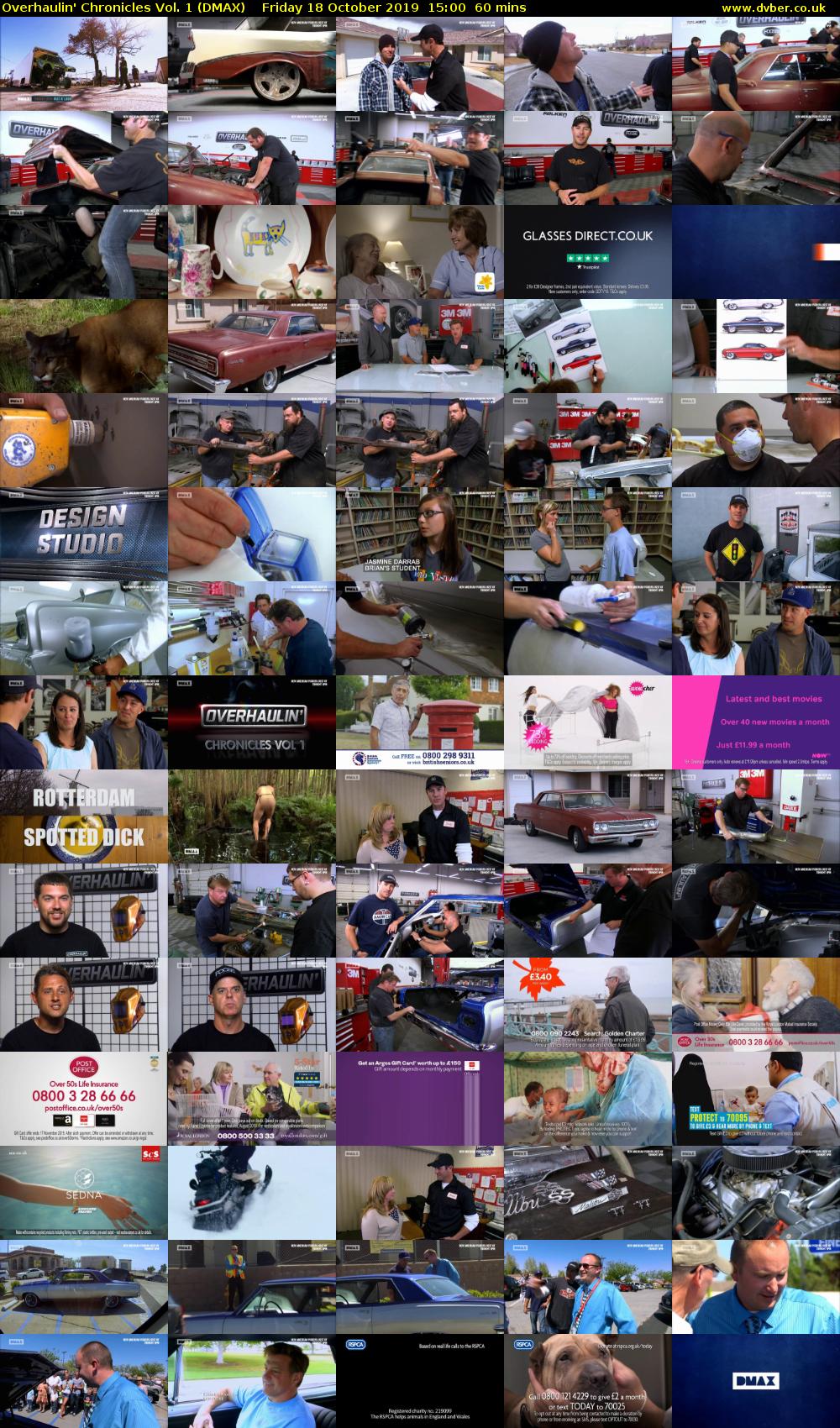 Overhaulin' Chronicles Vol. 1 (DMAX) Friday 18 October 2019 15:00 - 16:00