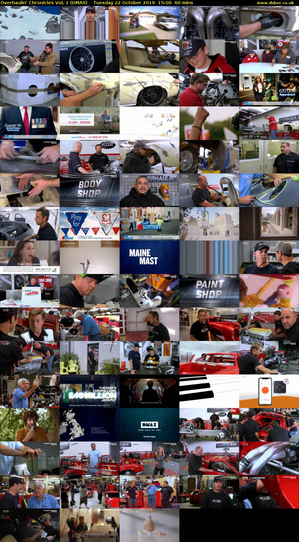 Overhaulin' Chronicles Vol. 1 (DMAX) Tuesday 22 October 2019 15:00 - 16:00