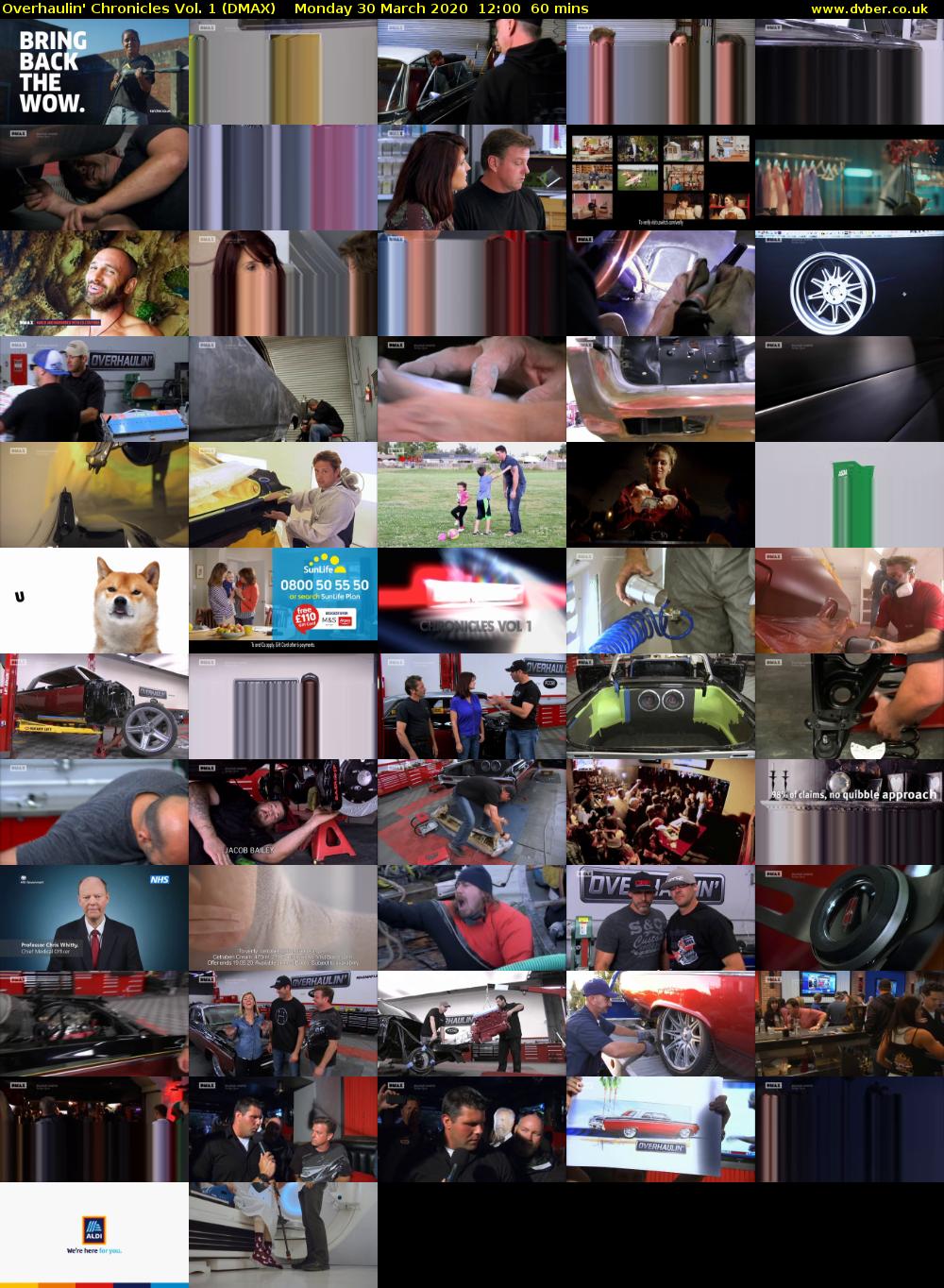 Overhaulin' Chronicles Vol. 1 (DMAX) Monday 30 March 2020 12:00 - 13:00