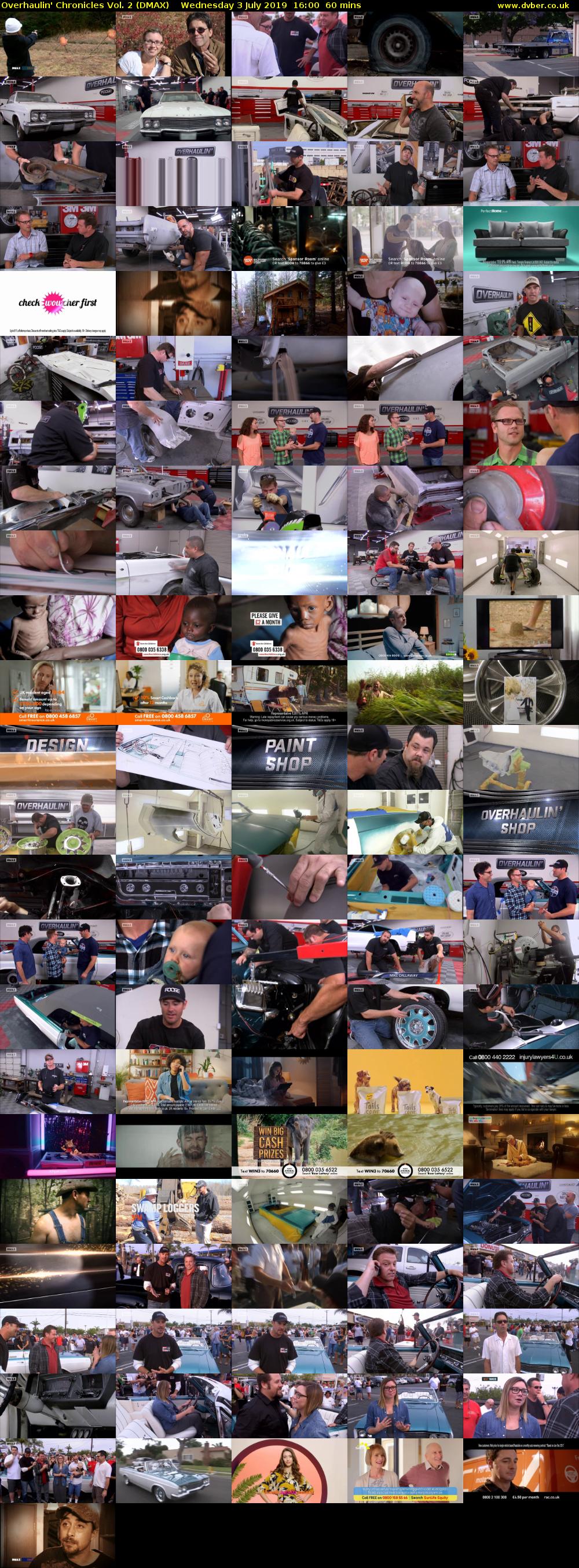 Overhaulin' Chronicles Vol. 2 (DMAX) Wednesday 3 July 2019 16:00 - 17:00