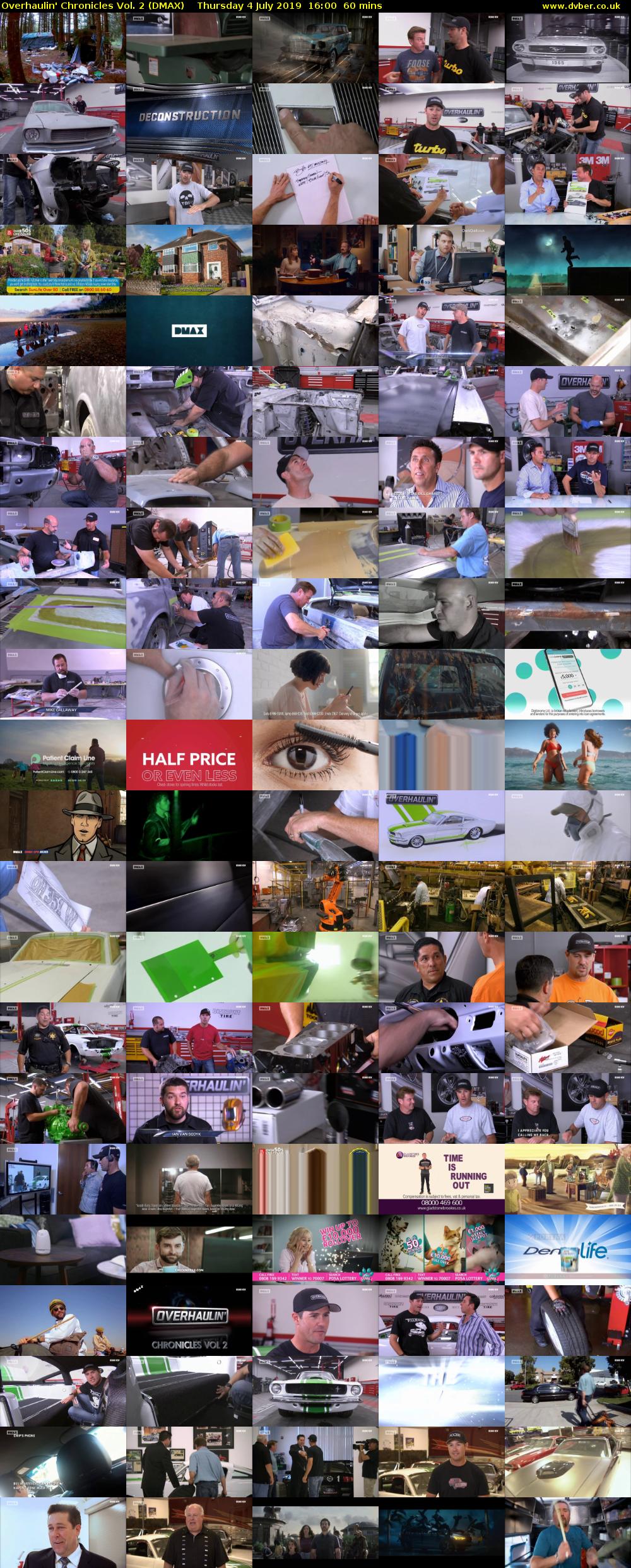 Overhaulin' Chronicles Vol. 2 (DMAX) Thursday 4 July 2019 16:00 - 17:00