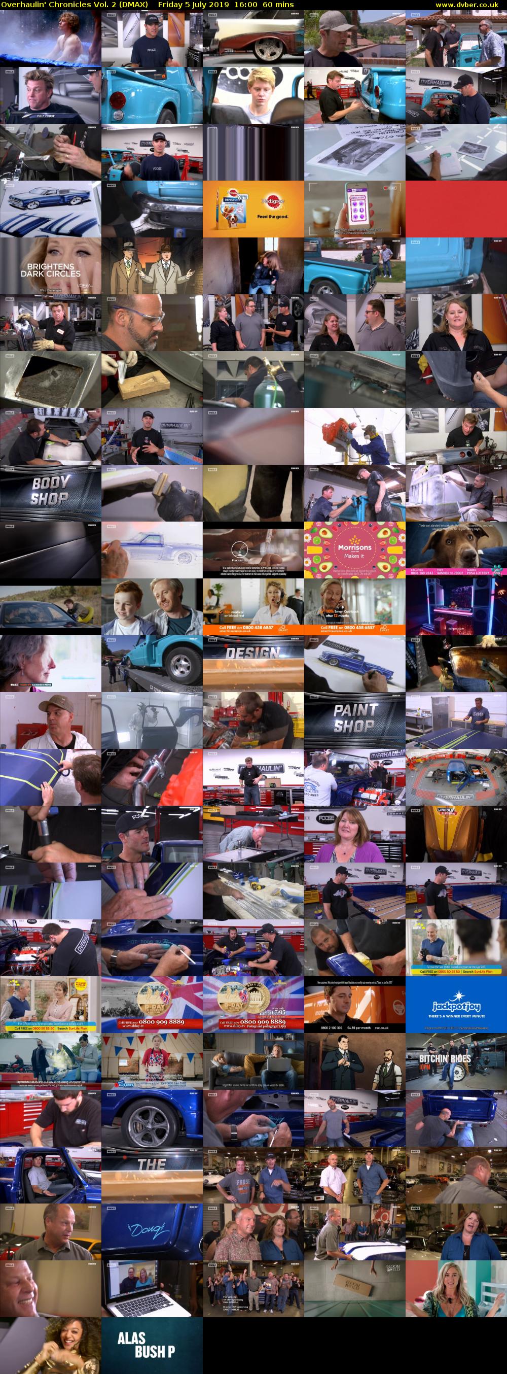 Overhaulin' Chronicles Vol. 2 (DMAX) Friday 5 July 2019 16:00 - 17:00
