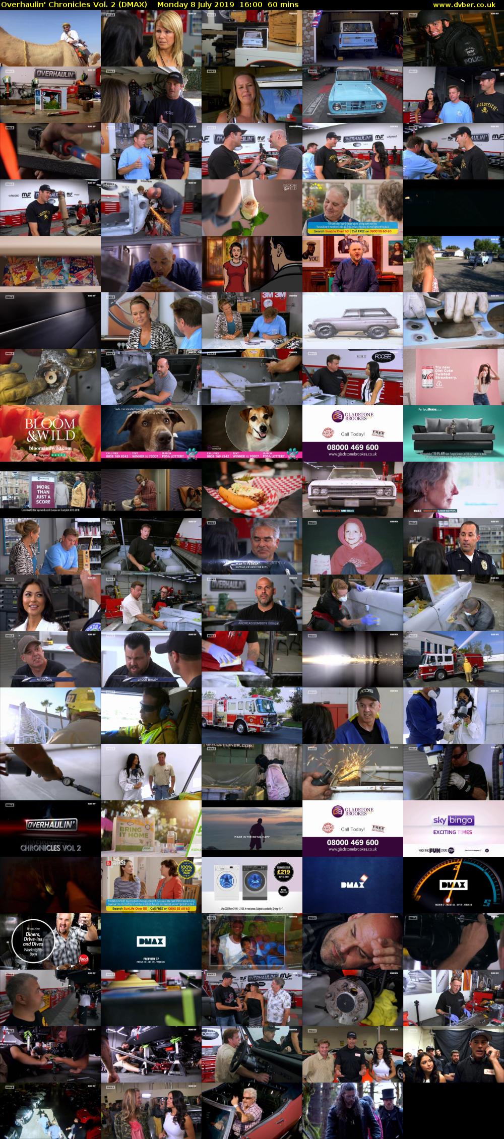 Overhaulin' Chronicles Vol. 2 (DMAX) Monday 8 July 2019 16:00 - 17:00