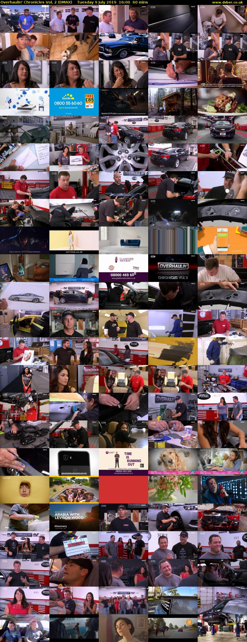 Overhaulin' Chronicles Vol. 2 (DMAX) Tuesday 9 July 2019 16:00 - 17:00