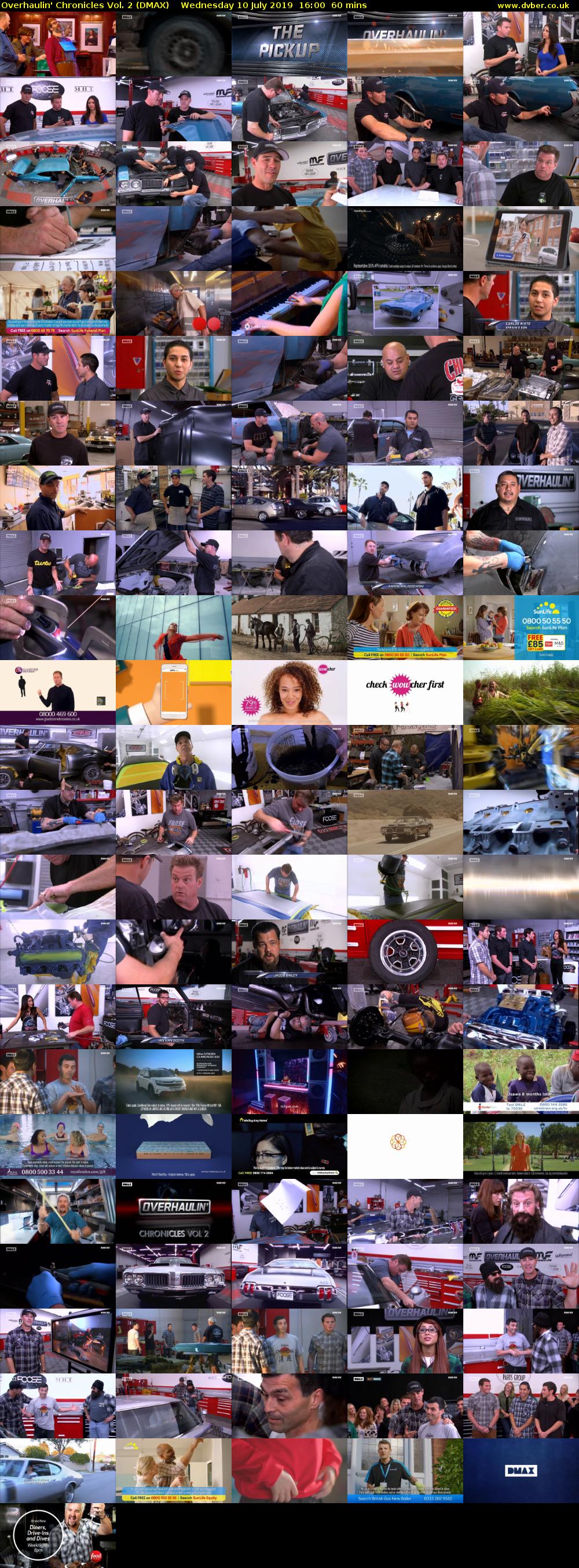 Overhaulin' Chronicles Vol. 2 (DMAX) Wednesday 10 July 2019 16:00 - 17:00