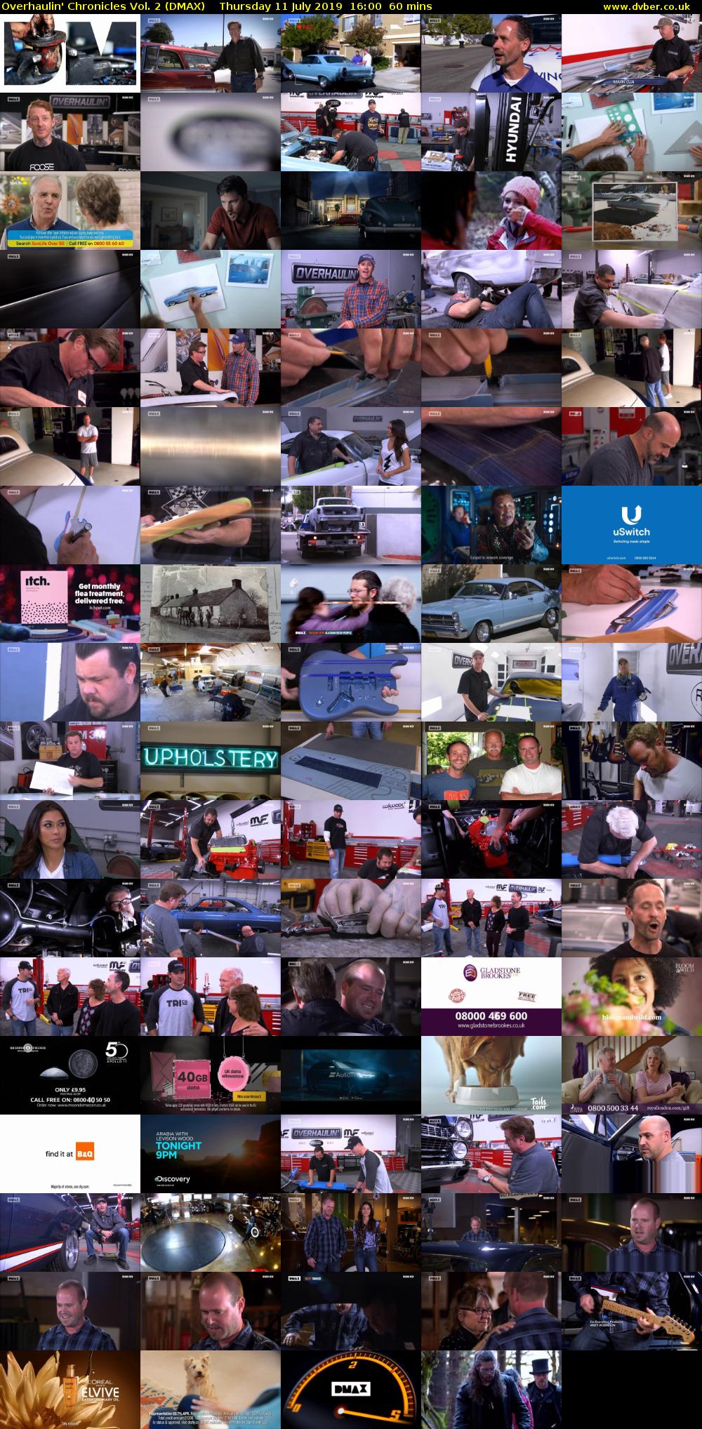 Overhaulin' Chronicles Vol. 2 (DMAX) Thursday 11 July 2019 16:00 - 17:00