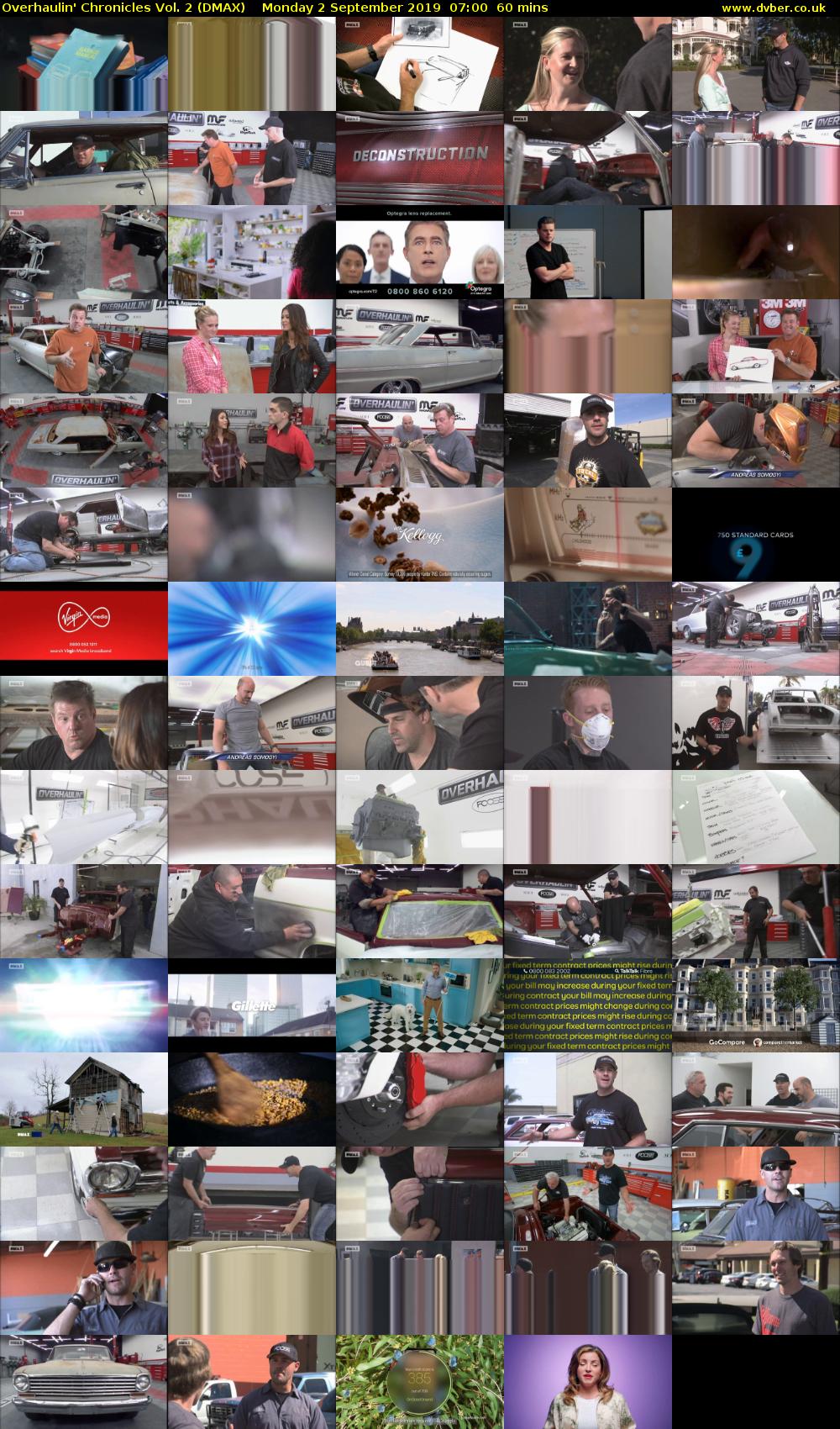 Overhaulin' Chronicles Vol. 2 (DMAX) Monday 2 September 2019 07:00 - 08:00