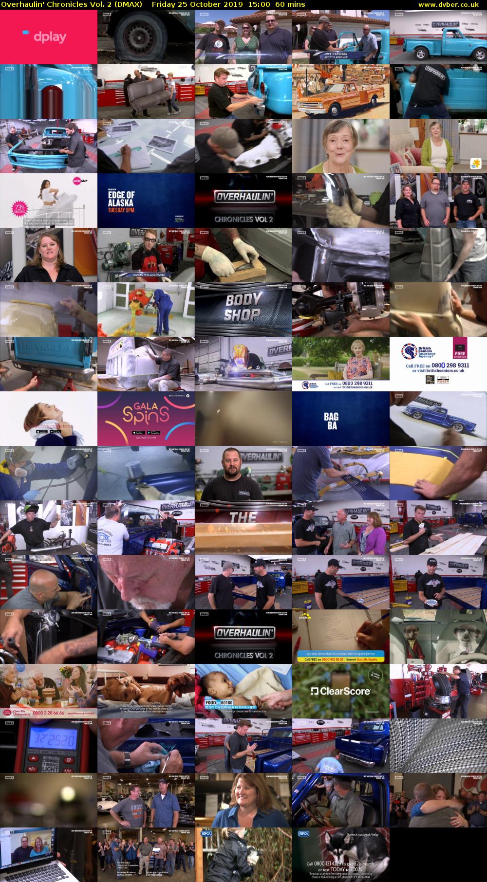 Overhaulin' Chronicles Vol. 2 (DMAX) Friday 25 October 2019 15:00 - 16:00