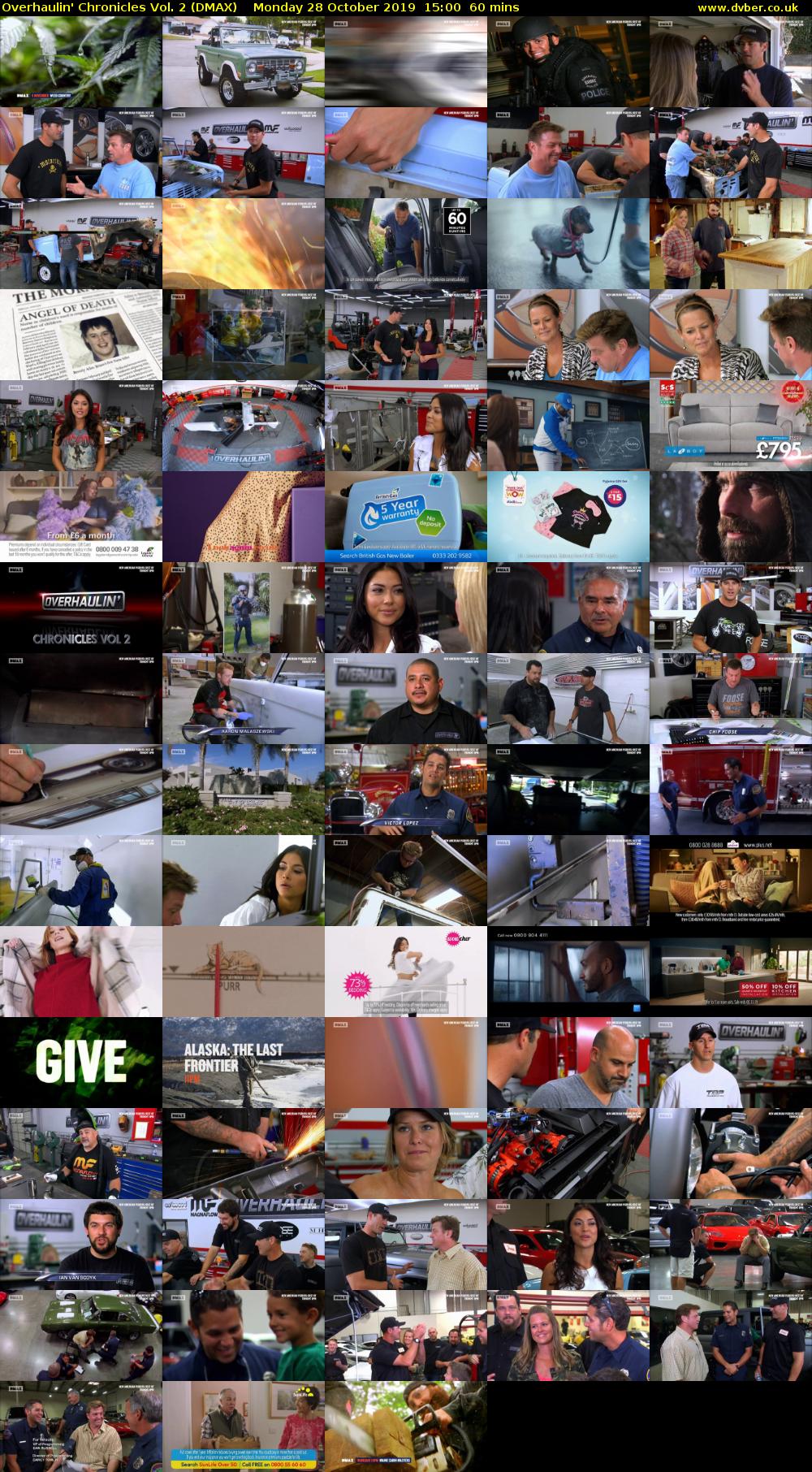 Overhaulin' Chronicles Vol. 2 (DMAX) Monday 28 October 2019 15:00 - 16:00