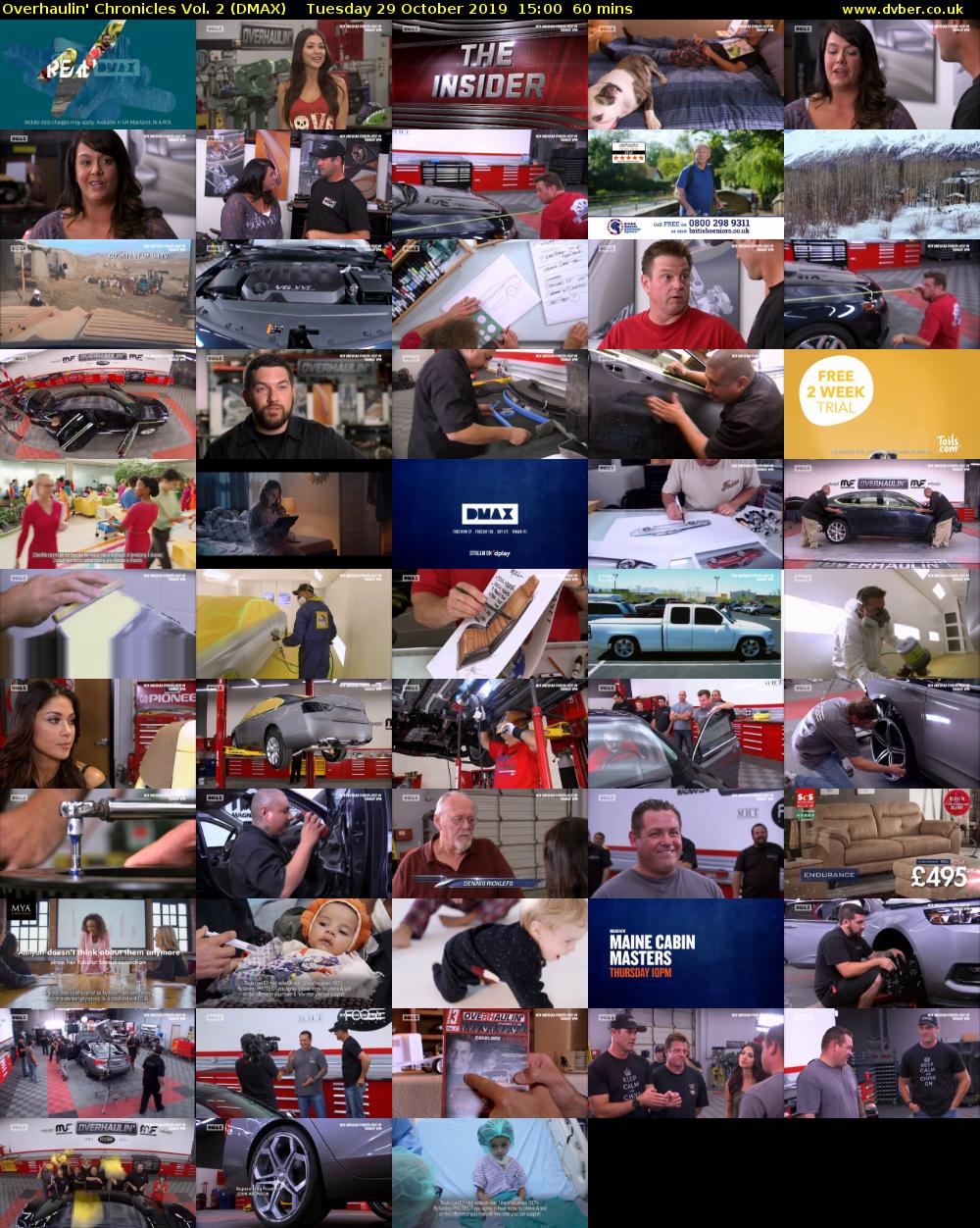Overhaulin' Chronicles Vol. 2 (DMAX) Tuesday 29 October 2019 15:00 - 16:00