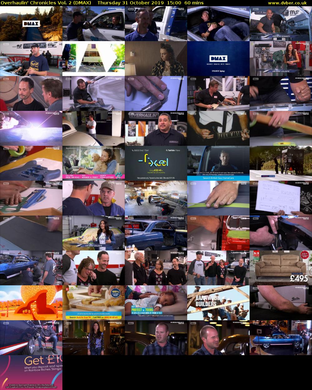 Overhaulin' Chronicles Vol. 2 (DMAX) Thursday 31 October 2019 15:00 - 16:00