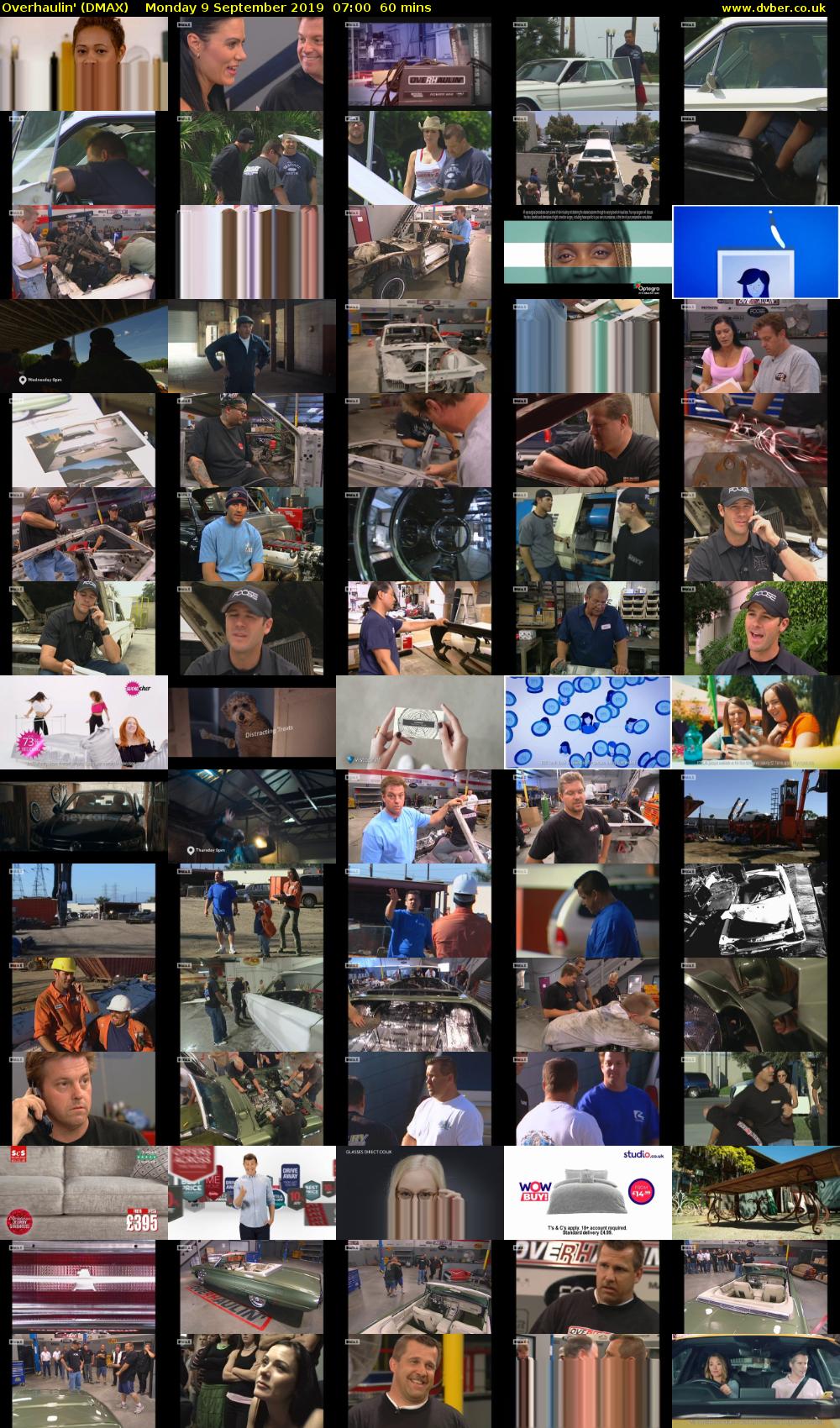 Overhaulin' (DMAX) Monday 9 September 2019 07:00 - 08:00