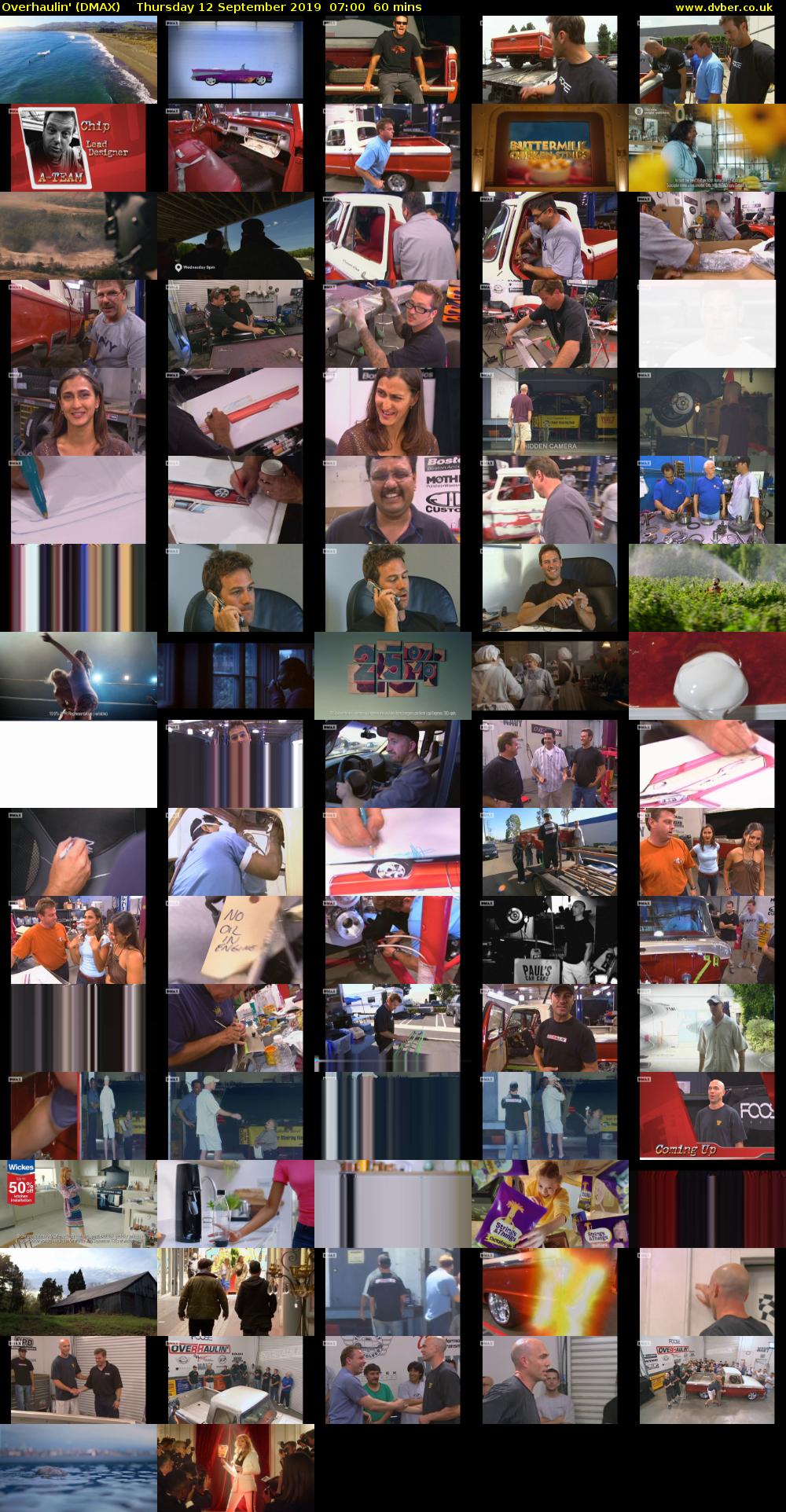 Overhaulin' (DMAX) Thursday 12 September 2019 07:00 - 08:00