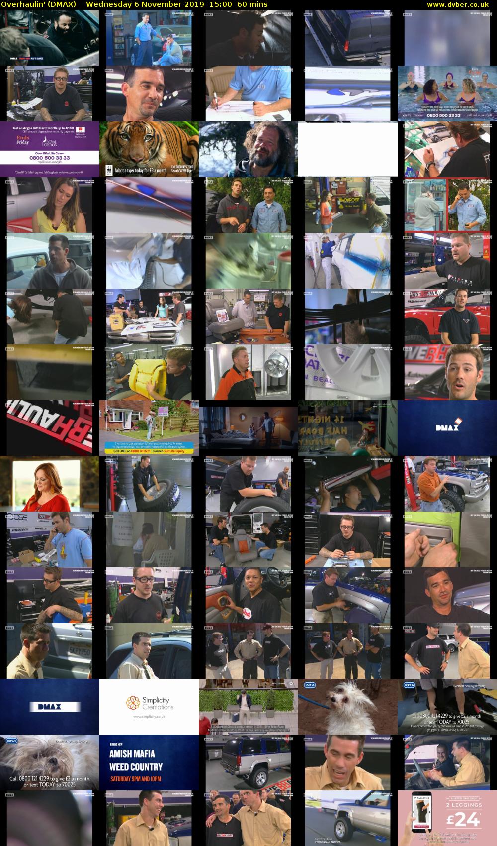Overhaulin' (DMAX) Wednesday 6 November 2019 15:00 - 16:00