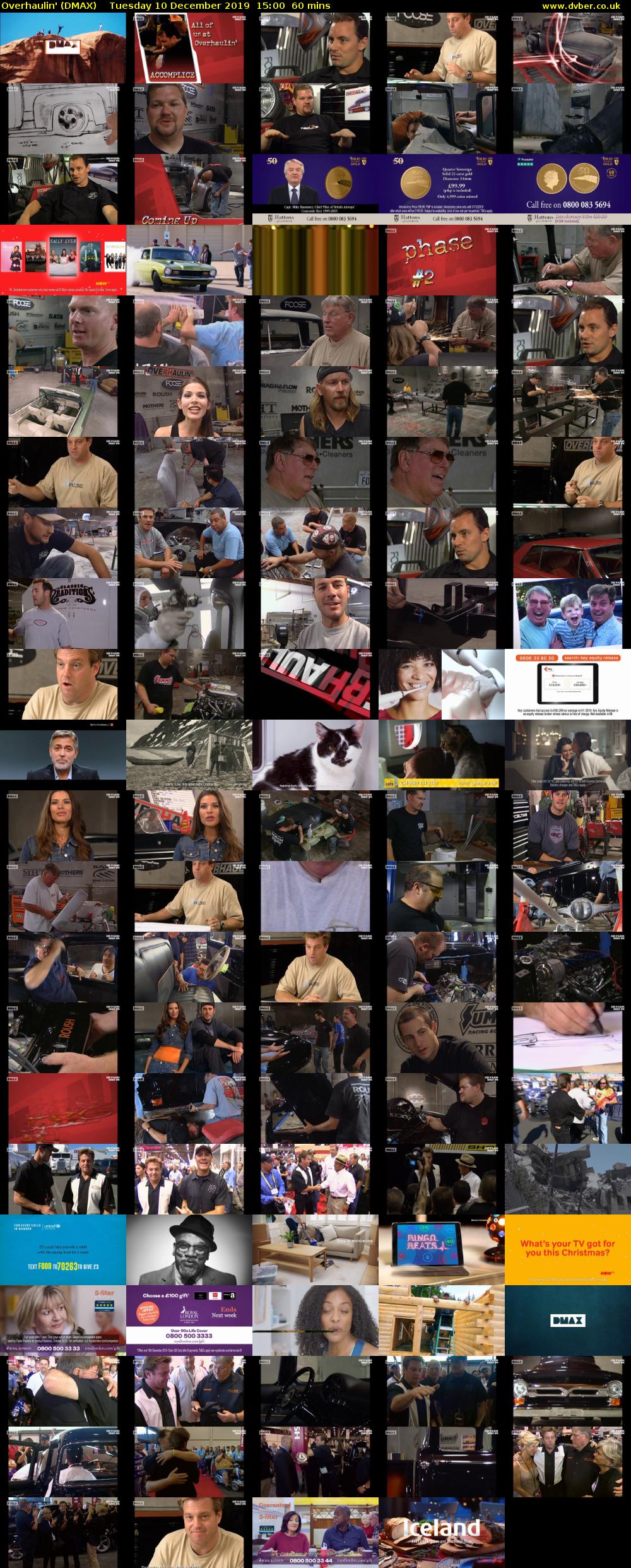 Overhaulin' (DMAX) Tuesday 10 December 2019 15:00 - 16:00