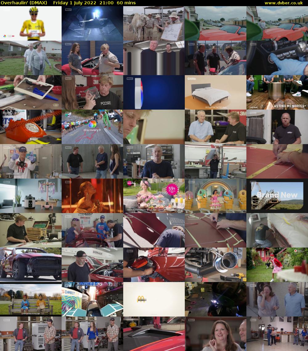 Overhaulin' (DMAX) Friday 1 July 2022 21:00 - 22:00