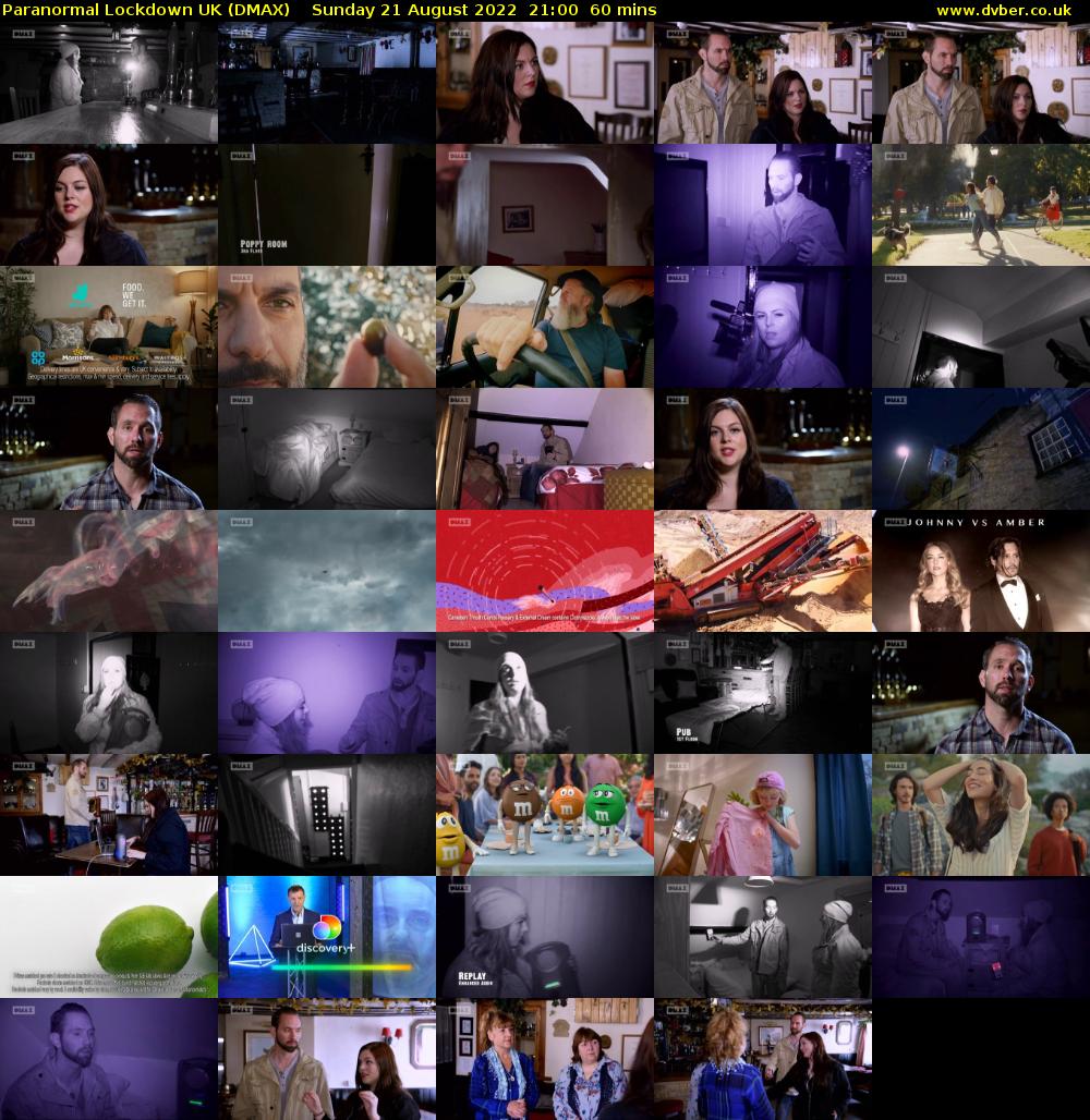 Paranormal Lockdown UK (DMAX) Sunday 21 August 2022 21:00 - 22:00