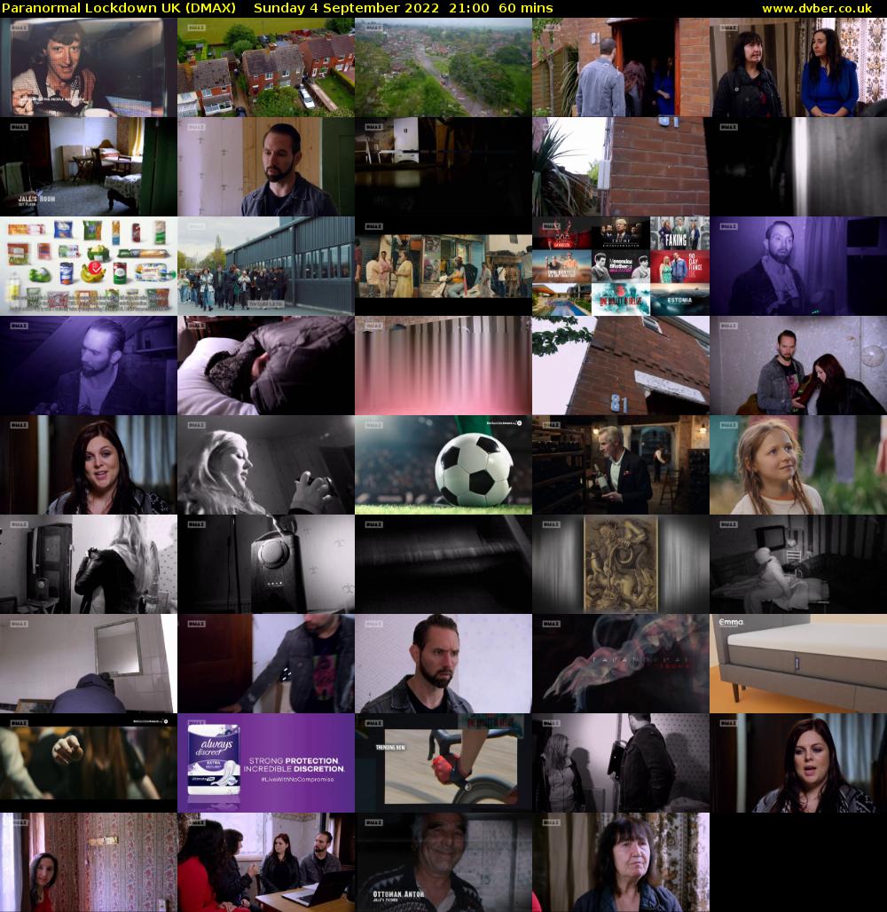 Paranormal Lockdown UK (DMAX) Sunday 4 September 2022 21:00 - 22:00