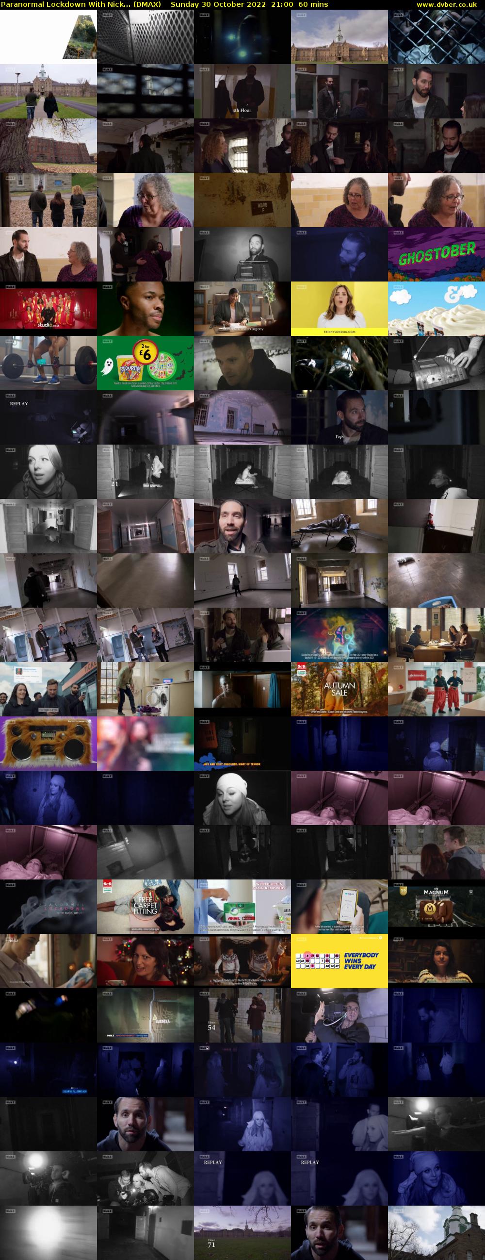 Paranormal Lockdown With Nick... (DMAX) Sunday 30 October 2022 21:00 - 22:00