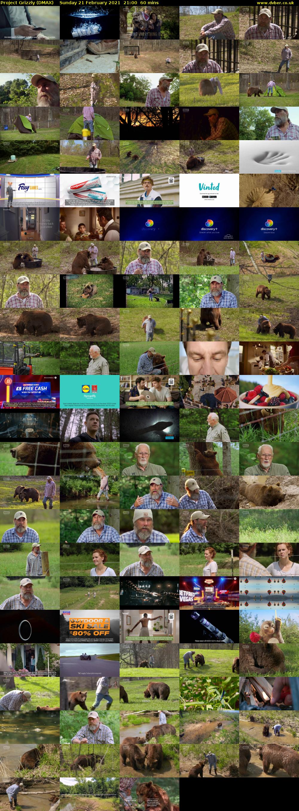 Project Grizzly (DMAX) Sunday 21 February 2021 21:00 - 22:00