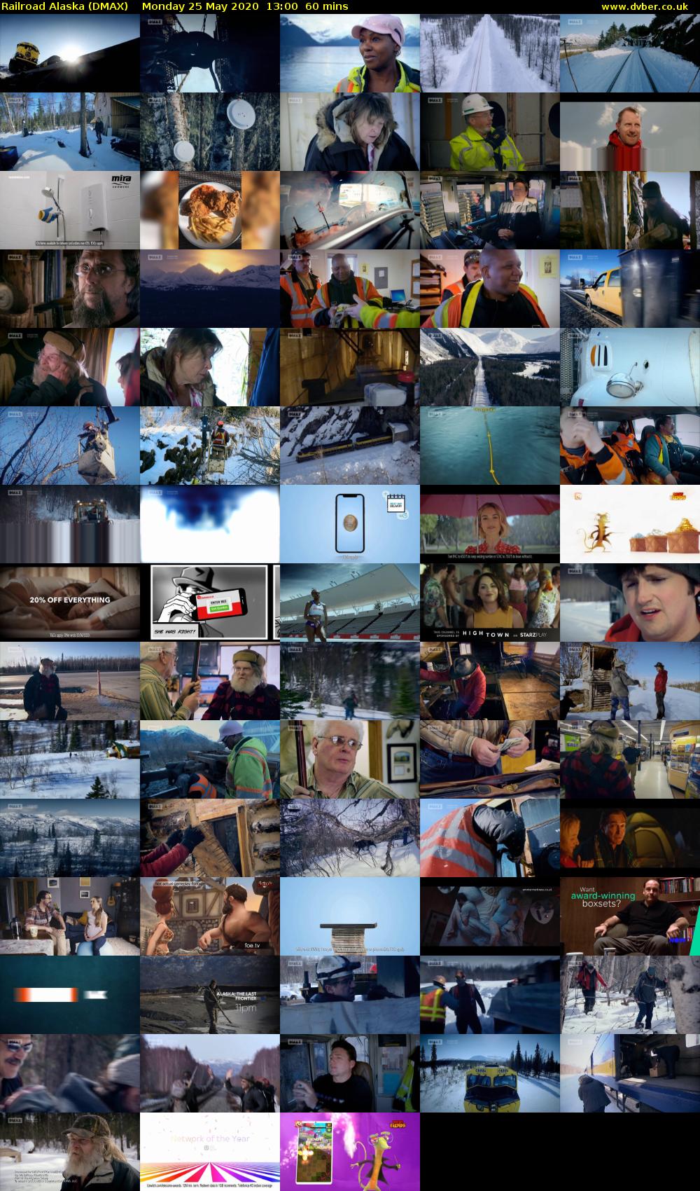 Railroad Alaska (DMAX) Monday 25 May 2020 13:00 - 14:00
