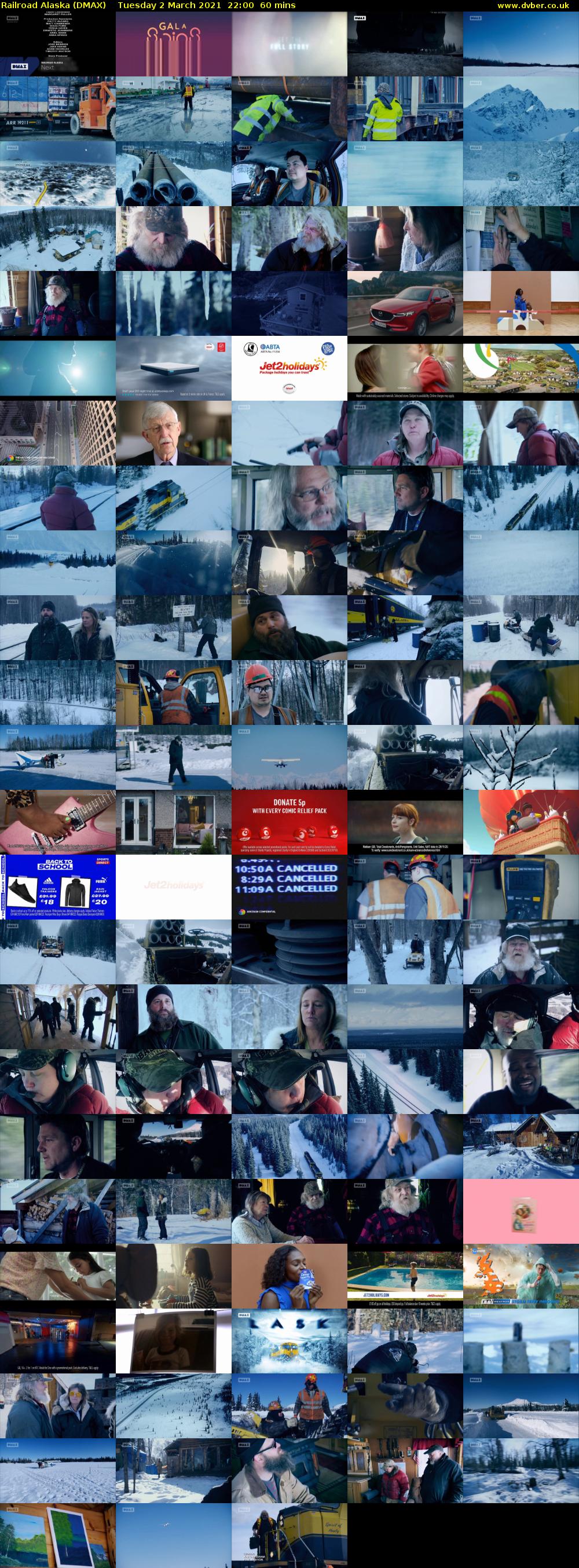 Railroad Alaska (DMAX) Tuesday 2 March 2021 22:00 - 23:00