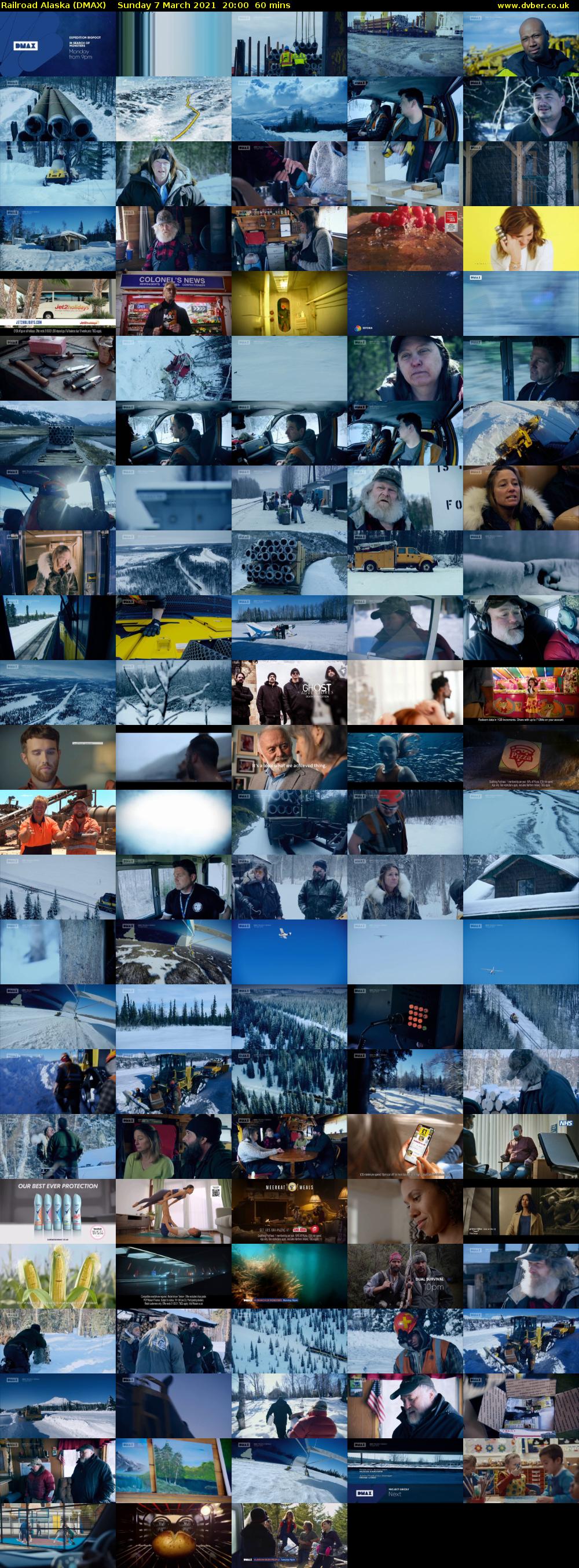Railroad Alaska (DMAX) Sunday 7 March 2021 20:00 - 21:00