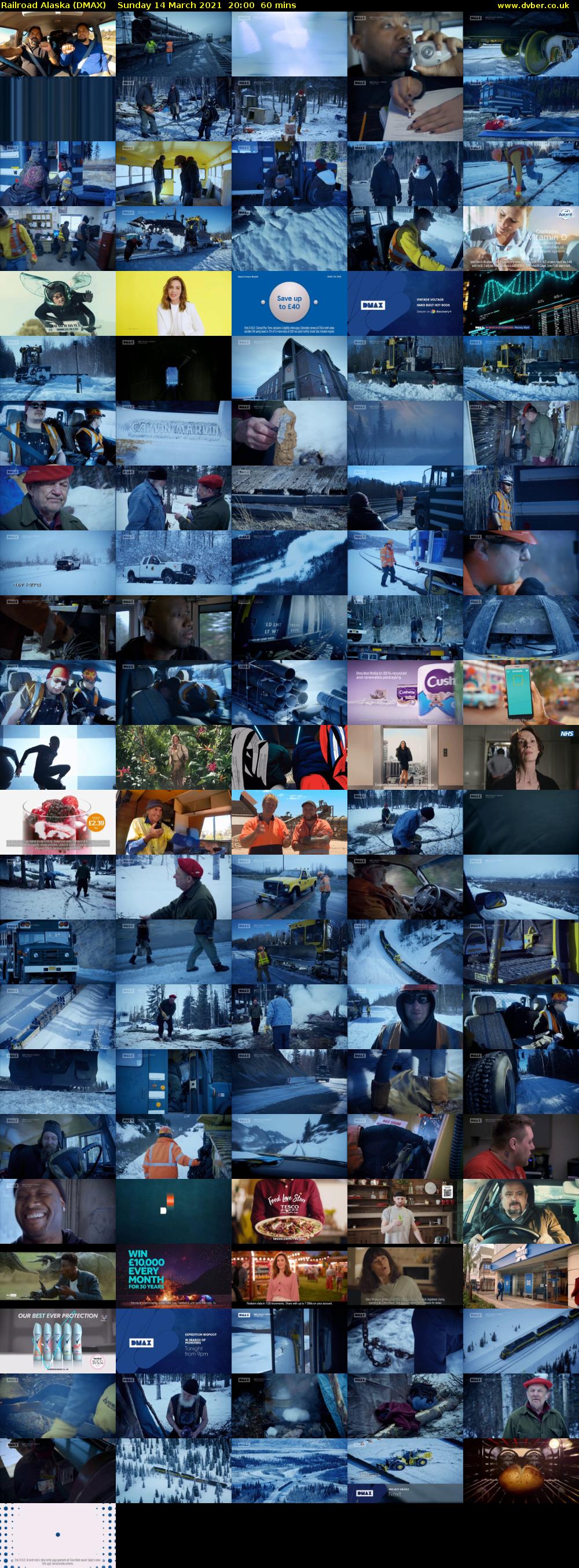 Railroad Alaska (DMAX) Sunday 14 March 2021 20:00 - 21:00