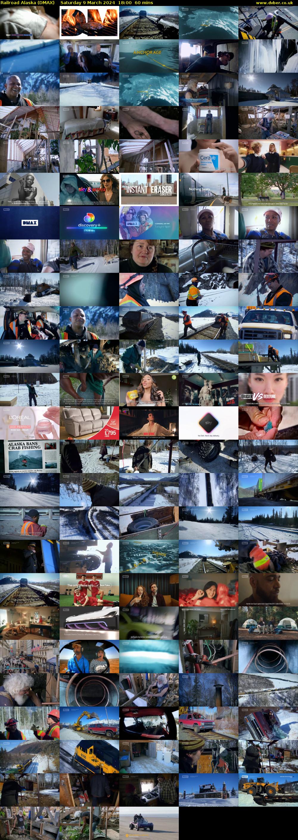 Railroad Alaska (DMAX) Saturday 9 March 2024 18:00 - 19:00