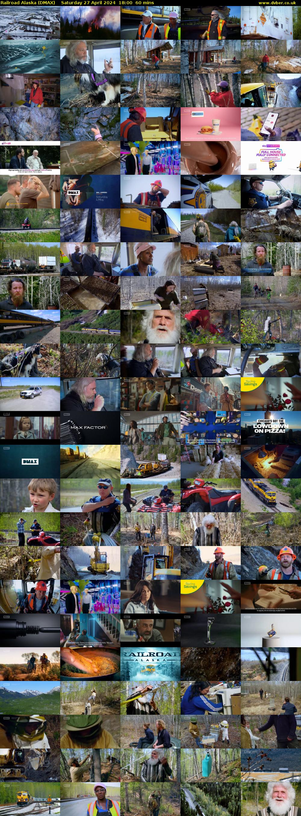 Railroad Alaska (DMAX) Saturday 27 April 2024 18:00 - 19:00