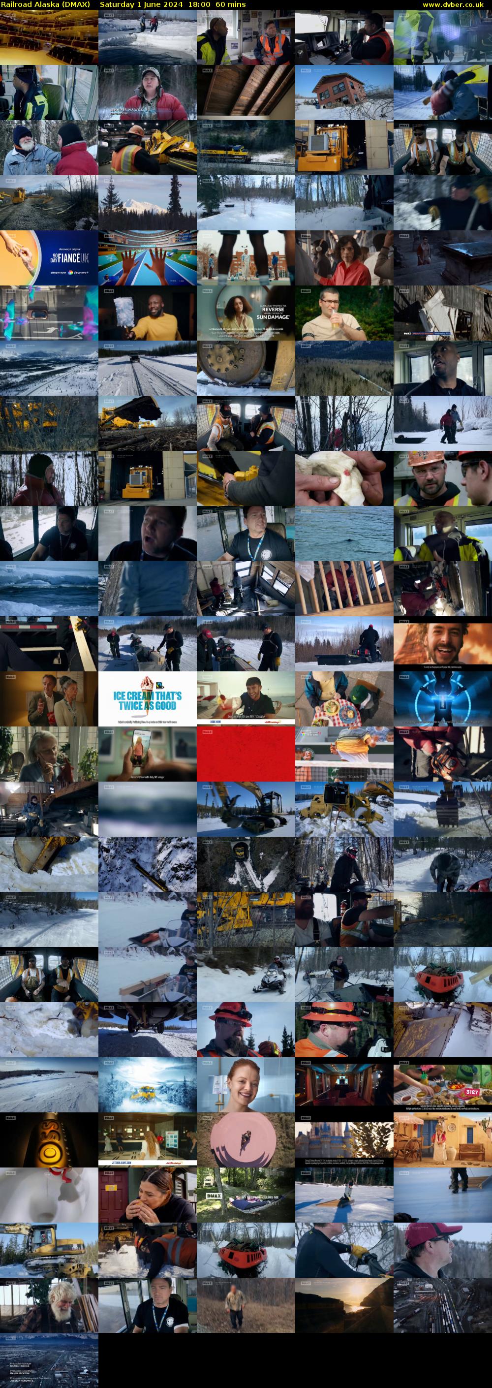 Railroad Alaska (DMAX) Saturday 1 June 2024 18:00 - 19:00