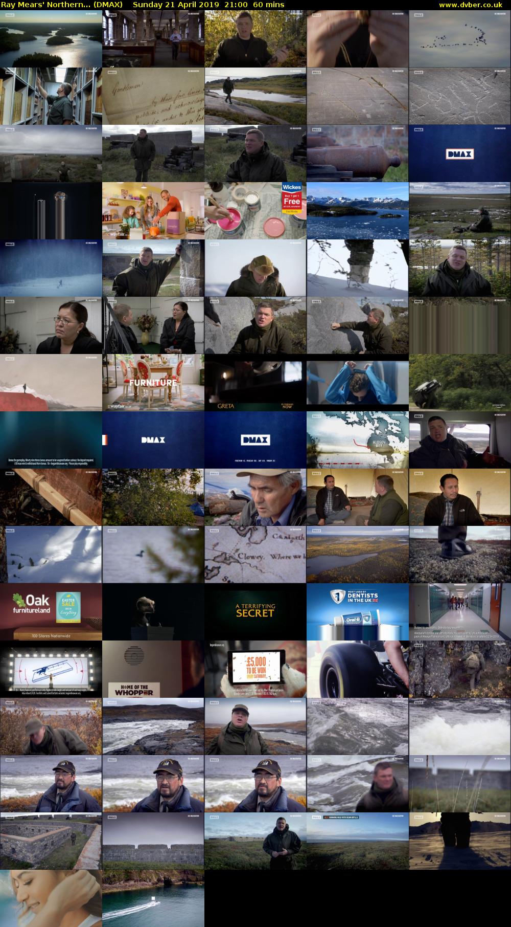 Ray Mears' Northern... (DMAX) Sunday 21 April 2019 21:00 - 22:00