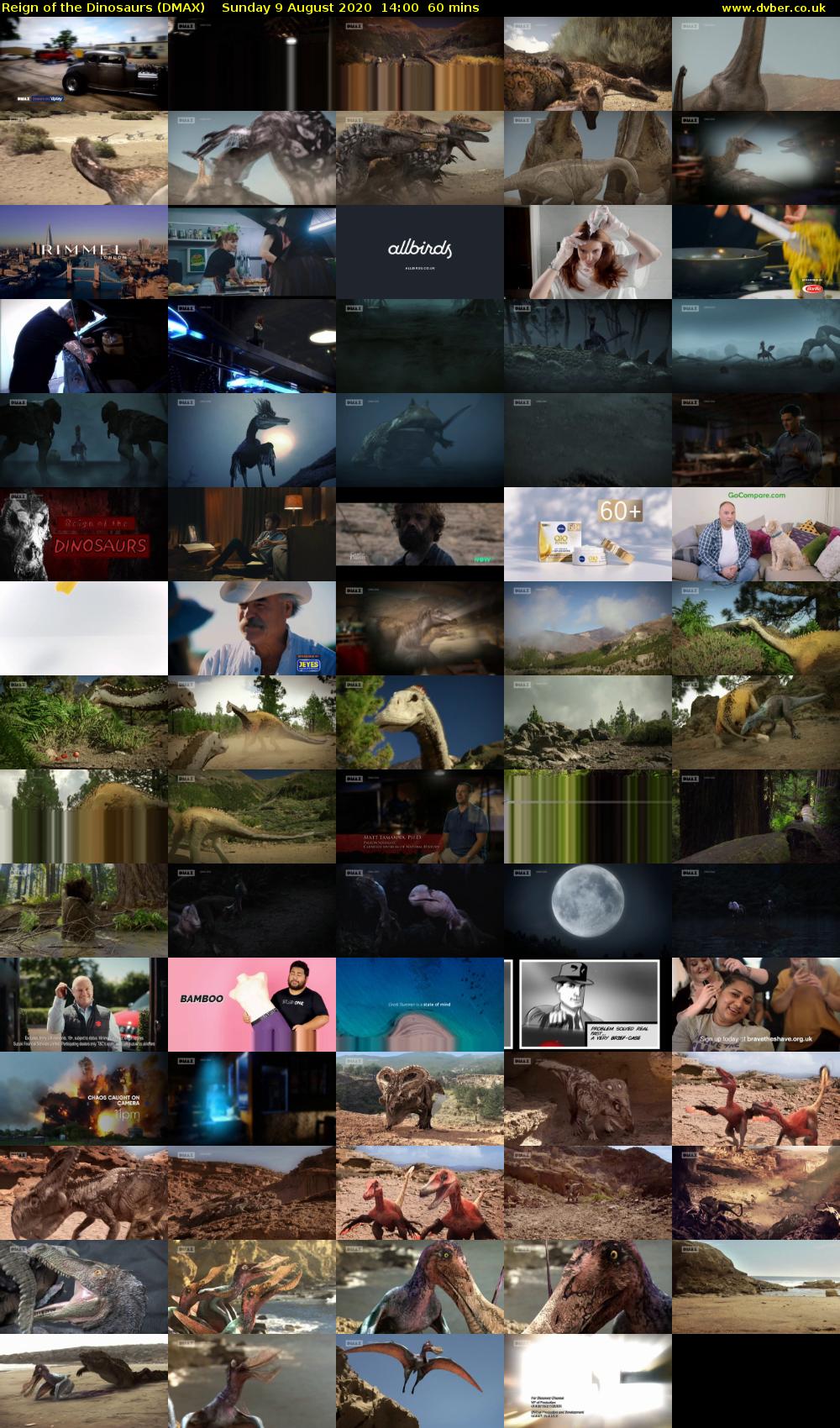 Reign of the Dinosaurs (DMAX) Sunday 9 August 2020 14:00 - 15:00