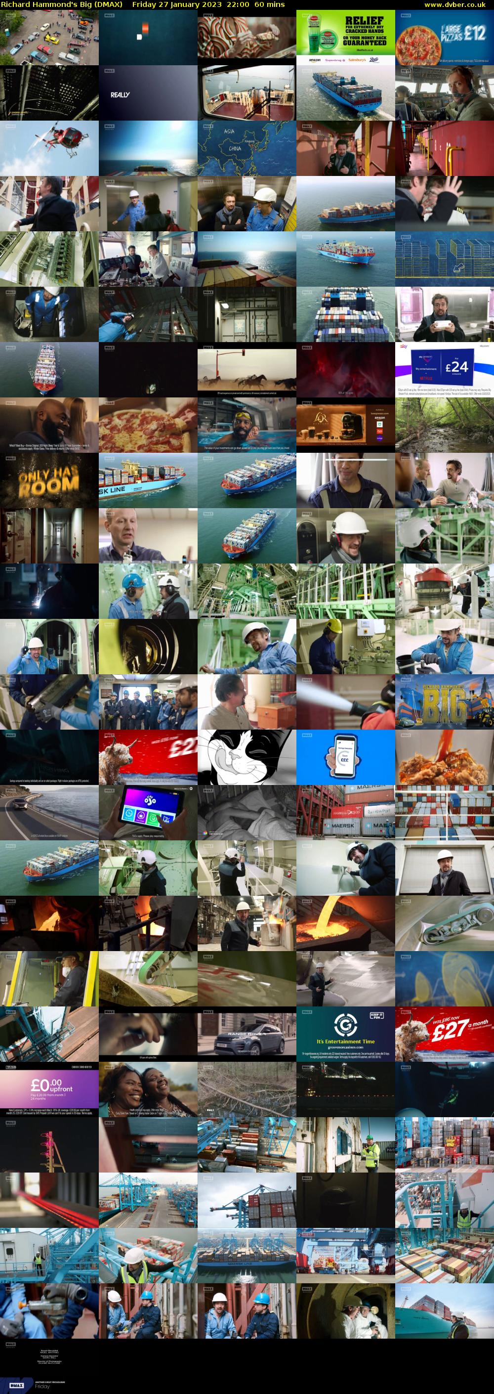 Richard Hammond's Big (DMAX) Friday 27 January 2023 22:00 - 23:00